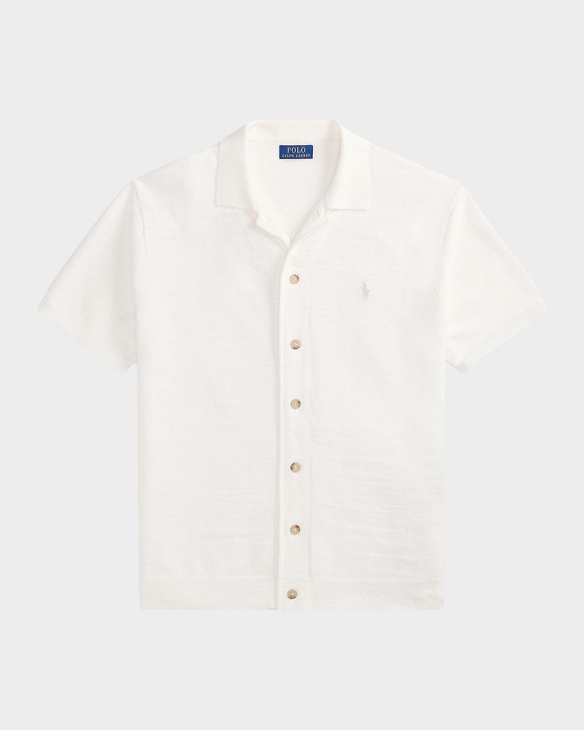 Polo Ralph Lauren Men 's Cotton-inen Short-Sleeve Cardigan