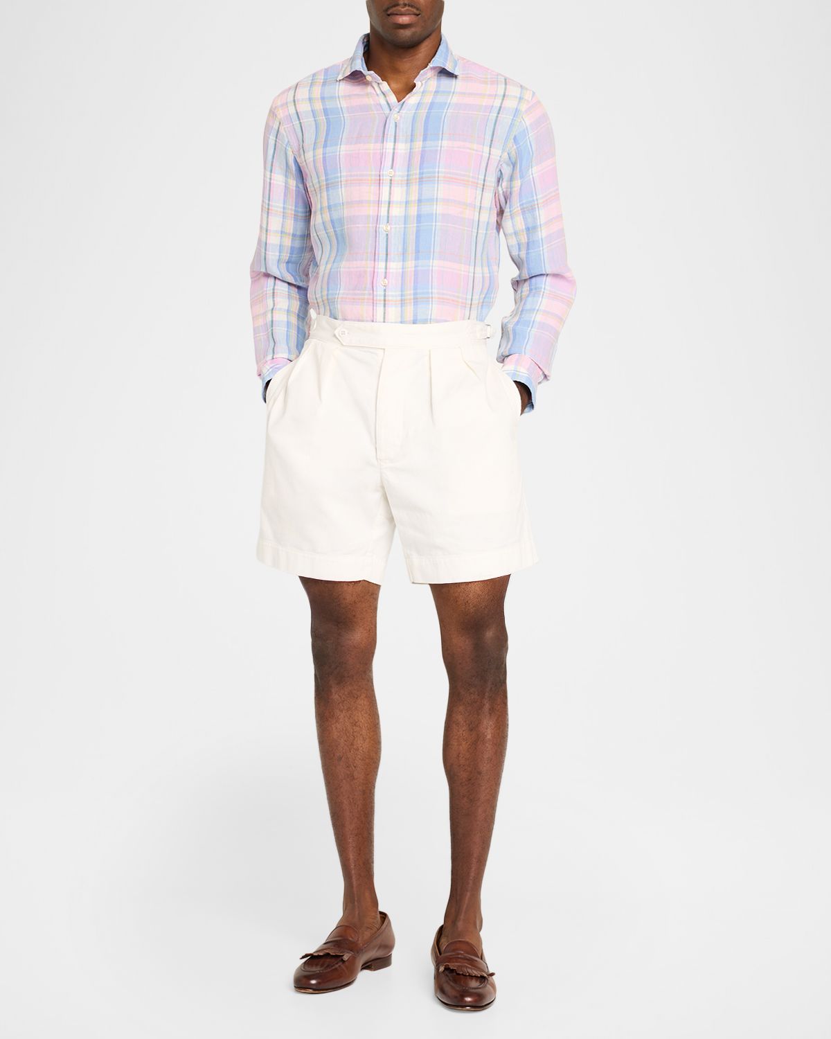 Polo Ralph Lauren Men 's Multicolor Plaid Oxford Sport Shirt | Thumbnail 2 Polo Ralph Lauren Men 's Multicolor Plaid Oxford Sport Shirt | Thumbnail 2