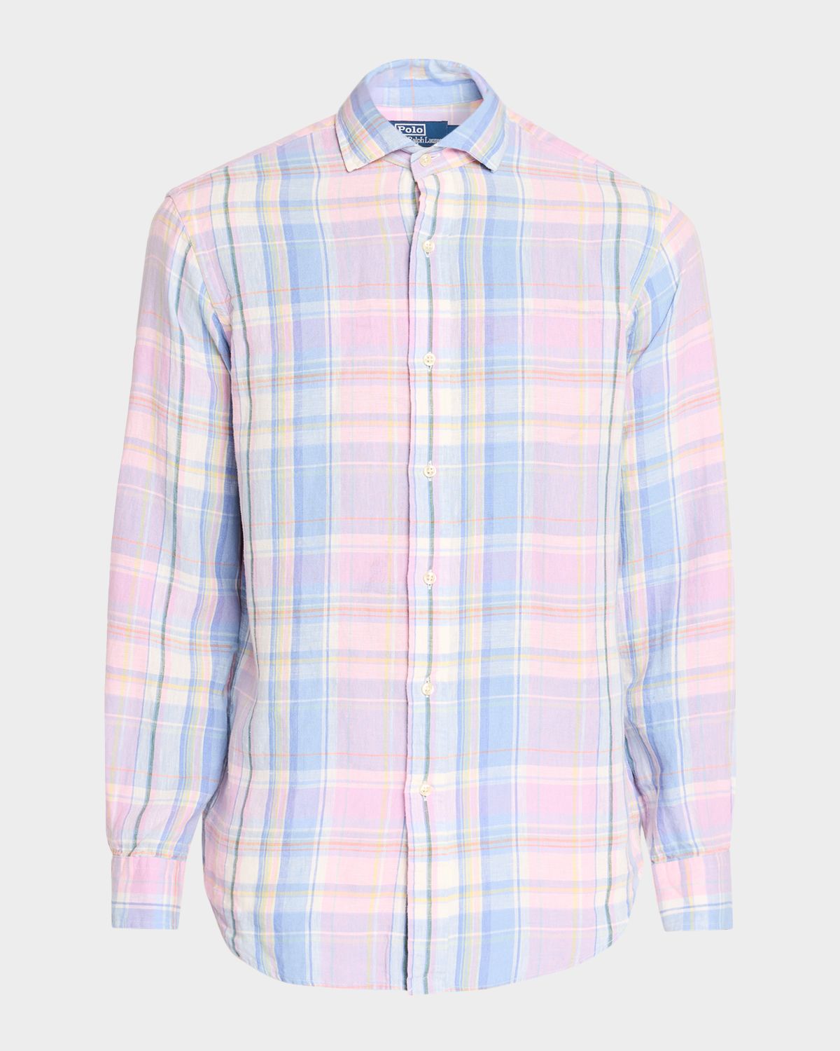 Polo Ralph Lauren Men 's Multicolor Plaid Oxford Sport Shirt