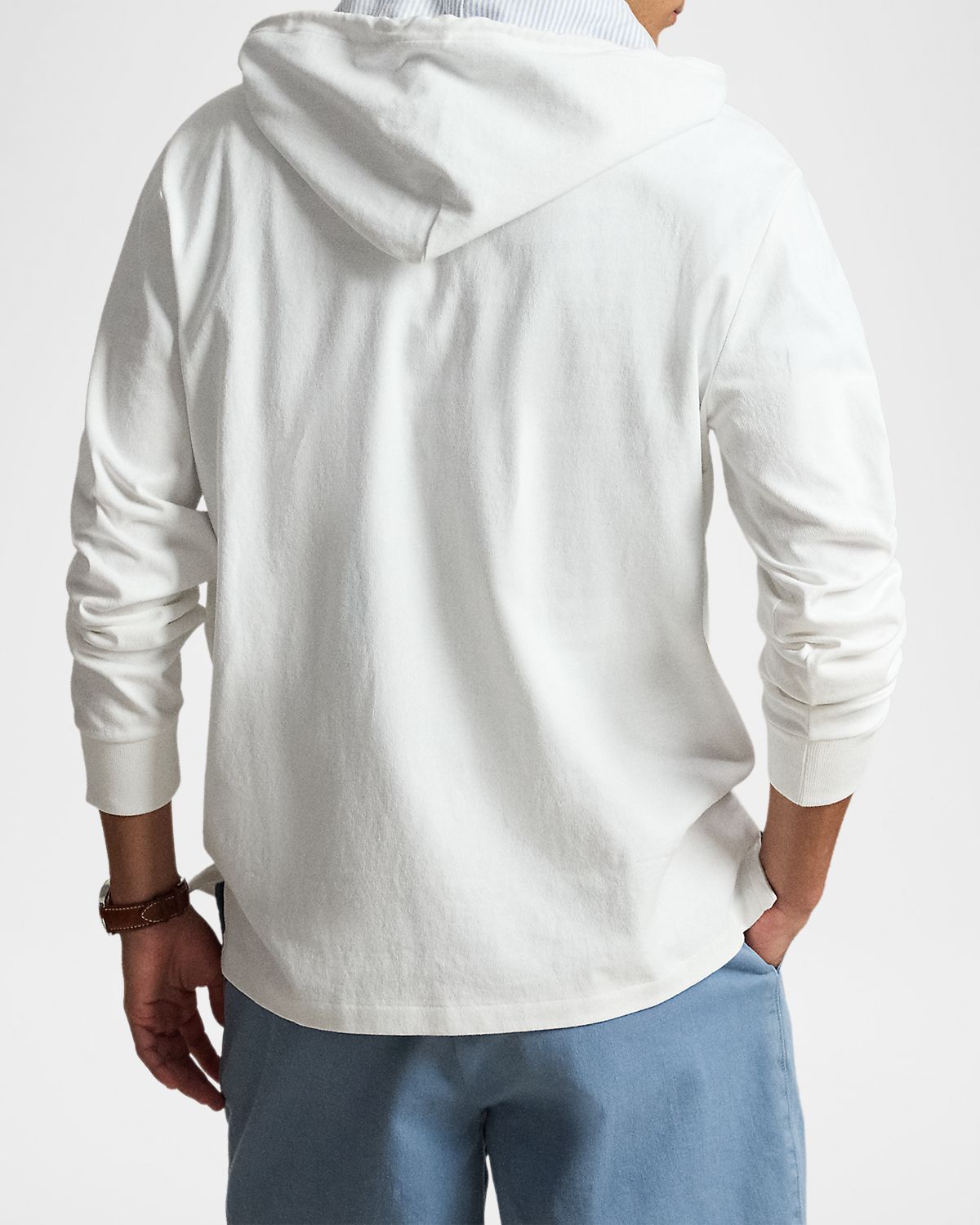 Polo Ralph Lauren Men 's Polo Bear Rugby Hoodie | Thumbnail 3