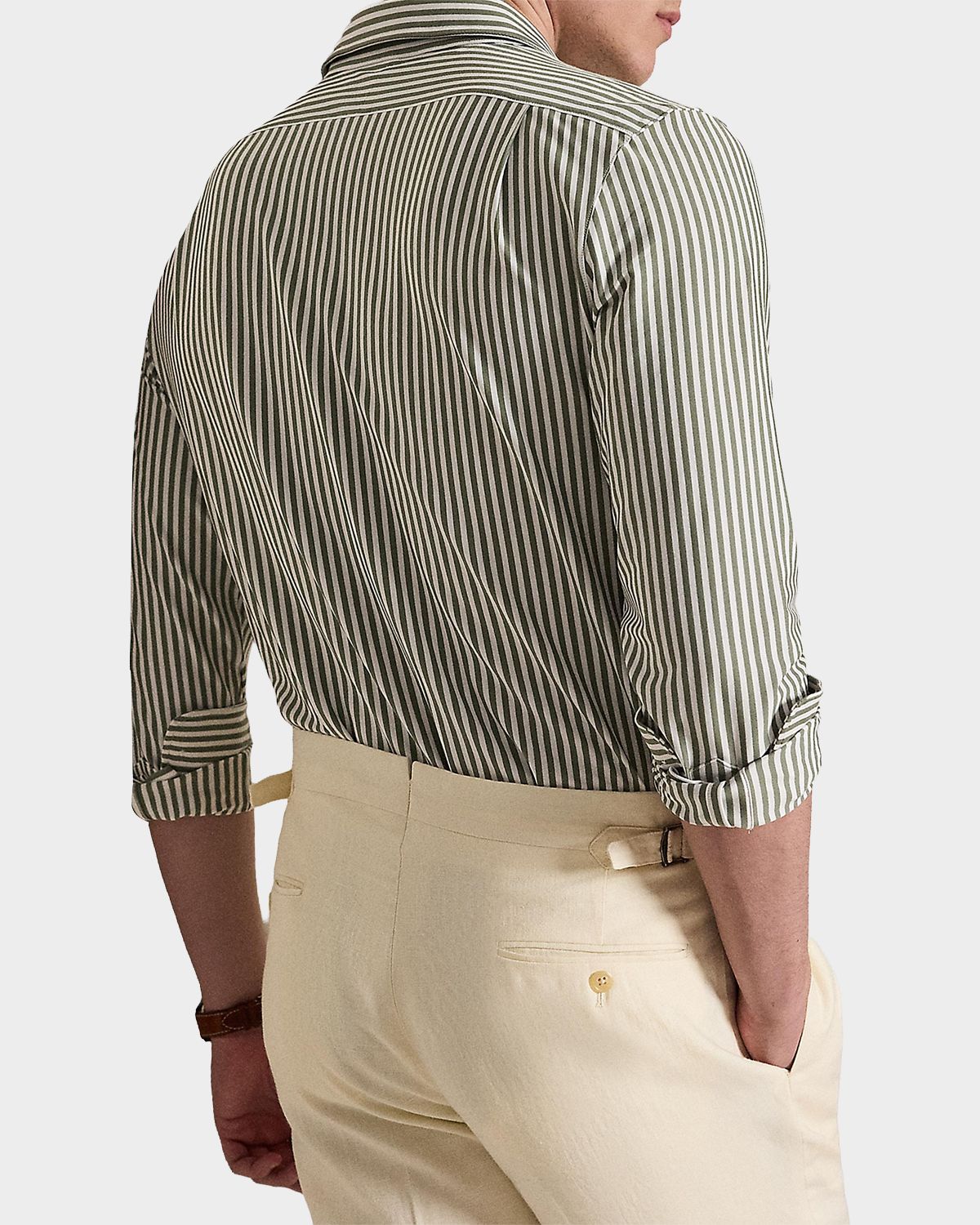 Polo Ralph Lauren Men 's Striped Oxford Sport Shirt | Thumbnail 3