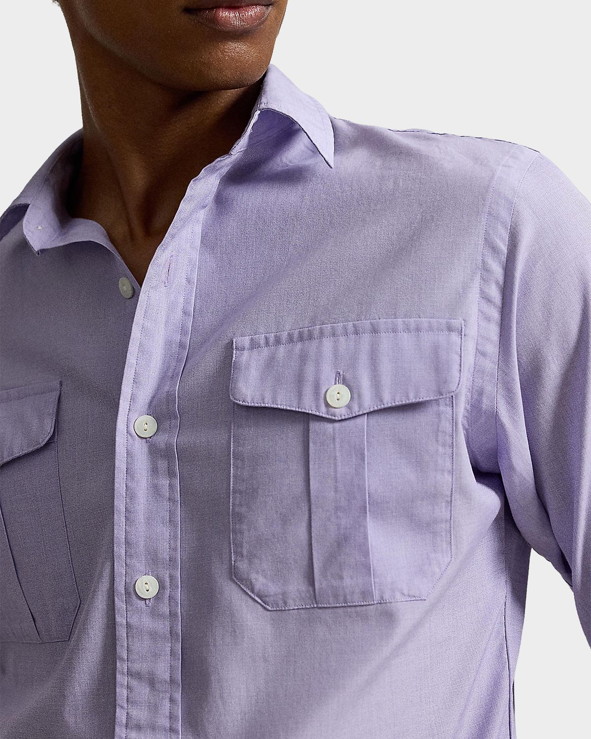 Polo Ralph Lauren Men 's Classic Fit End-On-End Workshirt | Thumbnail 5