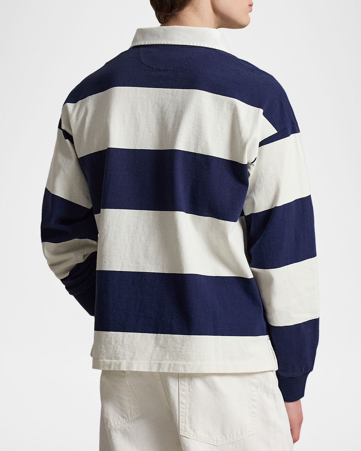 Polo Ralph Lauren Men 's Stripe Jersey Rugby Shirt | Thumbnail 3 Polo Ralph Lauren Men 's Stripe Jersey Rugby Shirt | Thumbnail 3