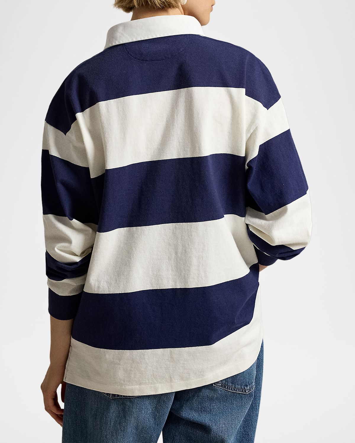 Polo Ralph Lauren Men 's Stripe Jersey Rugby Shirt | Thumbnail 7 Polo Ralph Lauren Men 's Stripe Jersey Rugby Shirt | Thumbnail 7