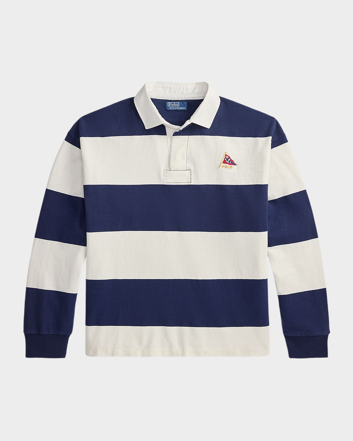 Polo Ralph Lauren Men 's Stripe Jersey Rugby Shirt