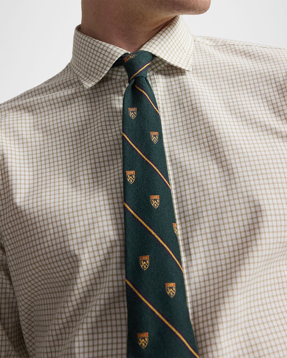 Polo Ralph Lauren Men 's Classic-Fit Grid Check Poplin Sport Shirt | Thumbnail 5 Polo Ralph Lauren Men 's Classic-Fit Grid Check Poplin Sport Shirt | Thumbnail 5
