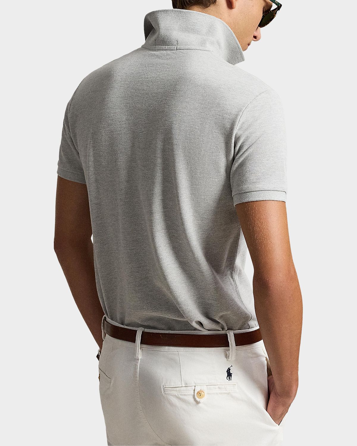 Polo Ralph Lauren Men 's The Iconic Mesh Polo Shirt | Thumbnail 3 Polo Ralph Lauren Men 's The Iconic Mesh Polo Shirt | Thumbnail 3