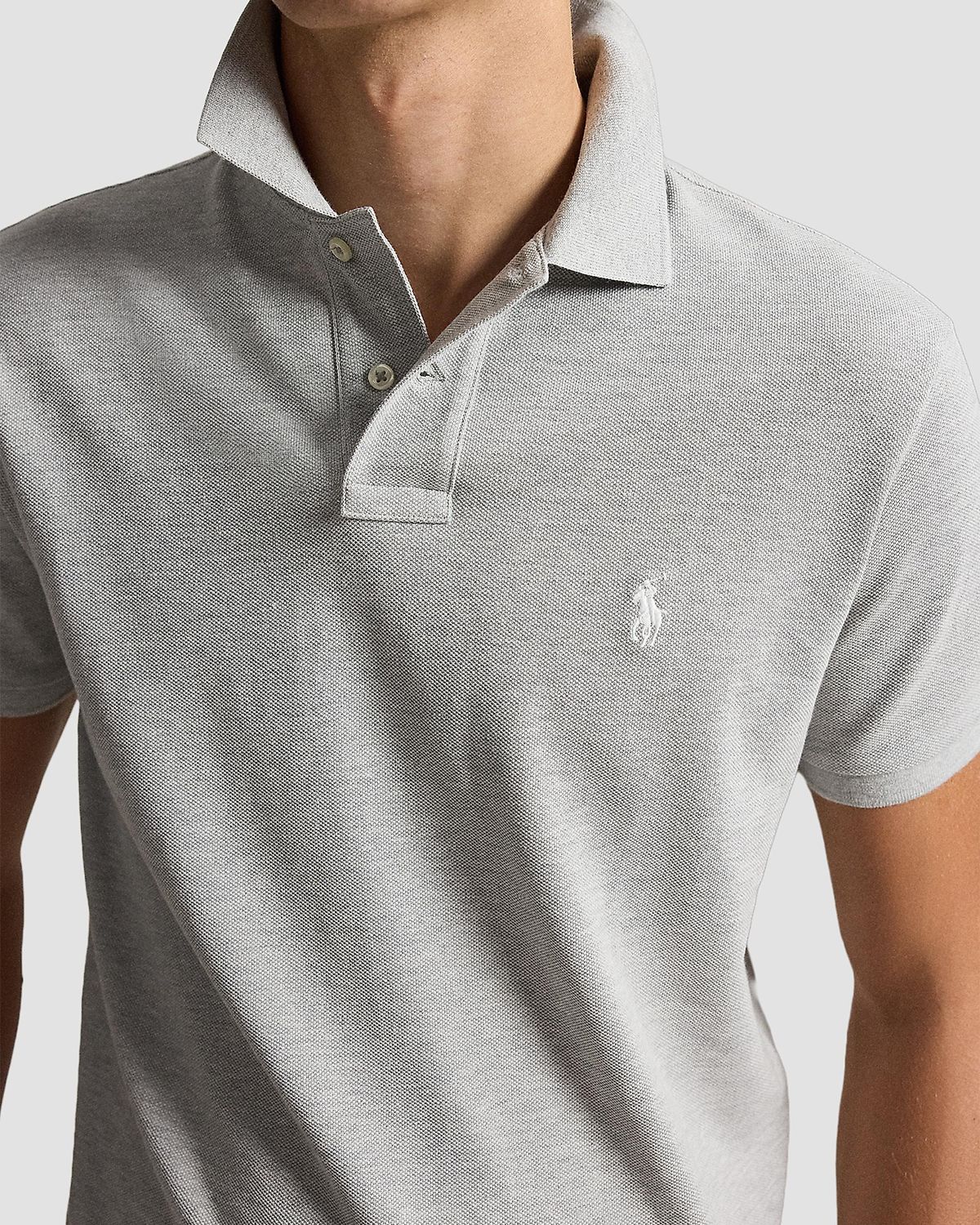 Polo Ralph Lauren Men 's The Iconic Mesh Polo Shirt | Thumbnail 5 Polo Ralph Lauren Men 's The Iconic Mesh Polo Shirt | Thumbnail 5