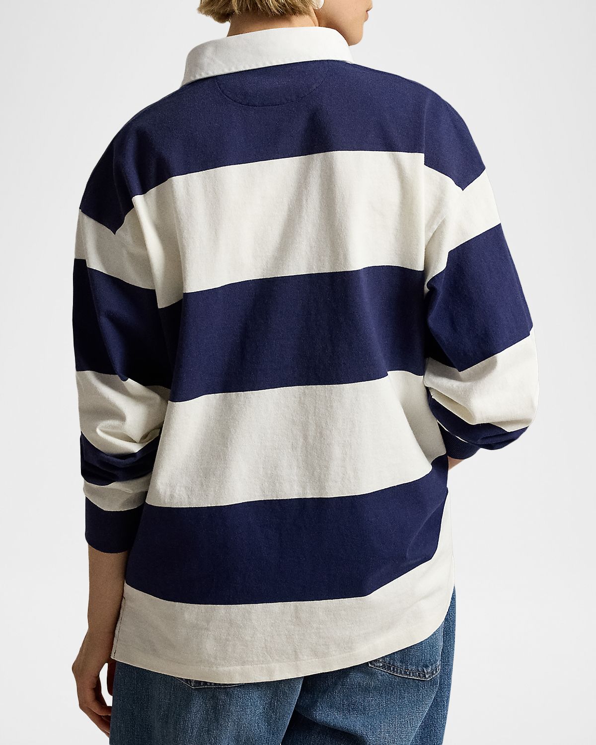 Polo Ralph Lauren Men 's Stripe Jersey Rugby Shirt | Thumbnail 7 Polo Ralph Lauren Men 's Stripe Jersey Rugby Shirt | Thumbnail 7
