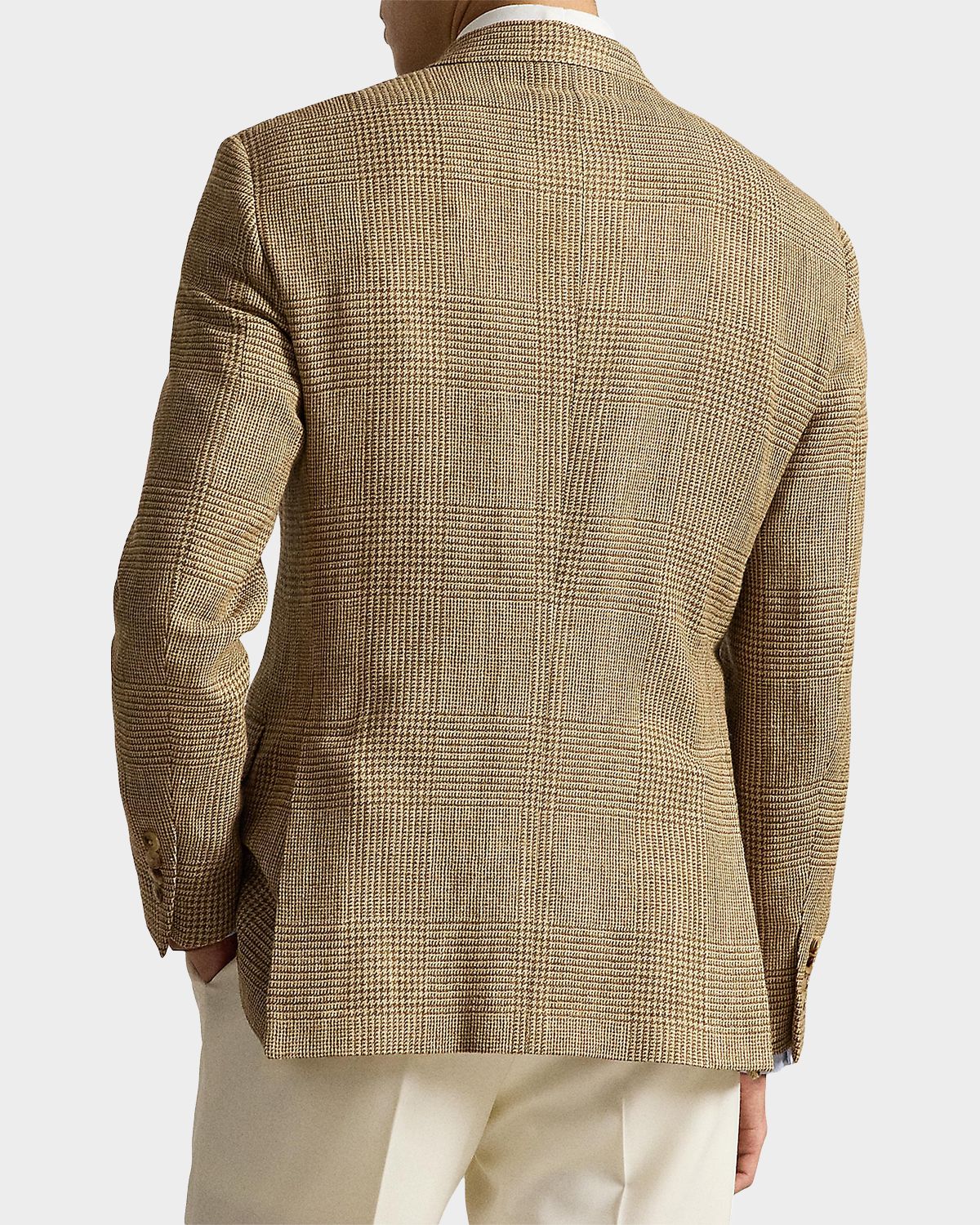 Polo Ralph Lauren Men 's Glen Plaid Peak Lapel Double-Breasted Sport Coat | Thumbnail 3 Polo Ralph Lauren Men 's Glen Plaid Peak Lapel Double-Breasted Sport Coat | Thumbnail 3