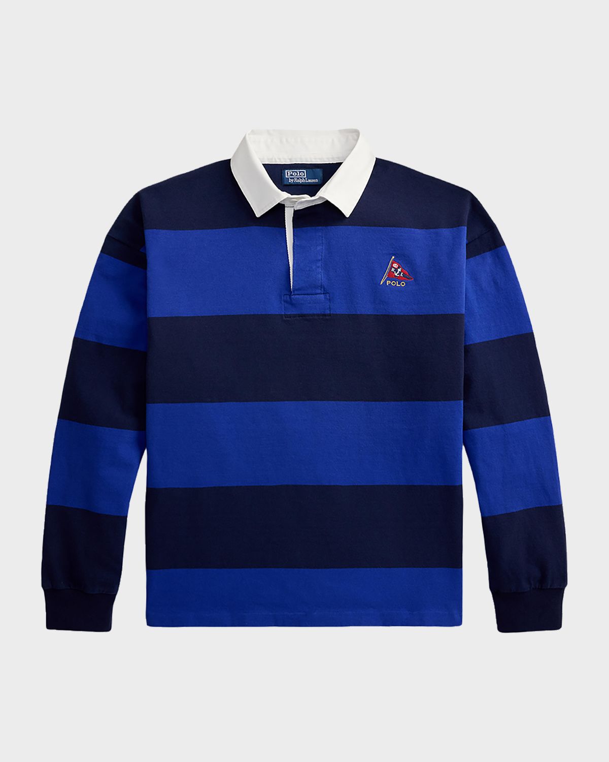 Polo Ralph Lauren Men 's Stripe Jersey Rugby Shirt