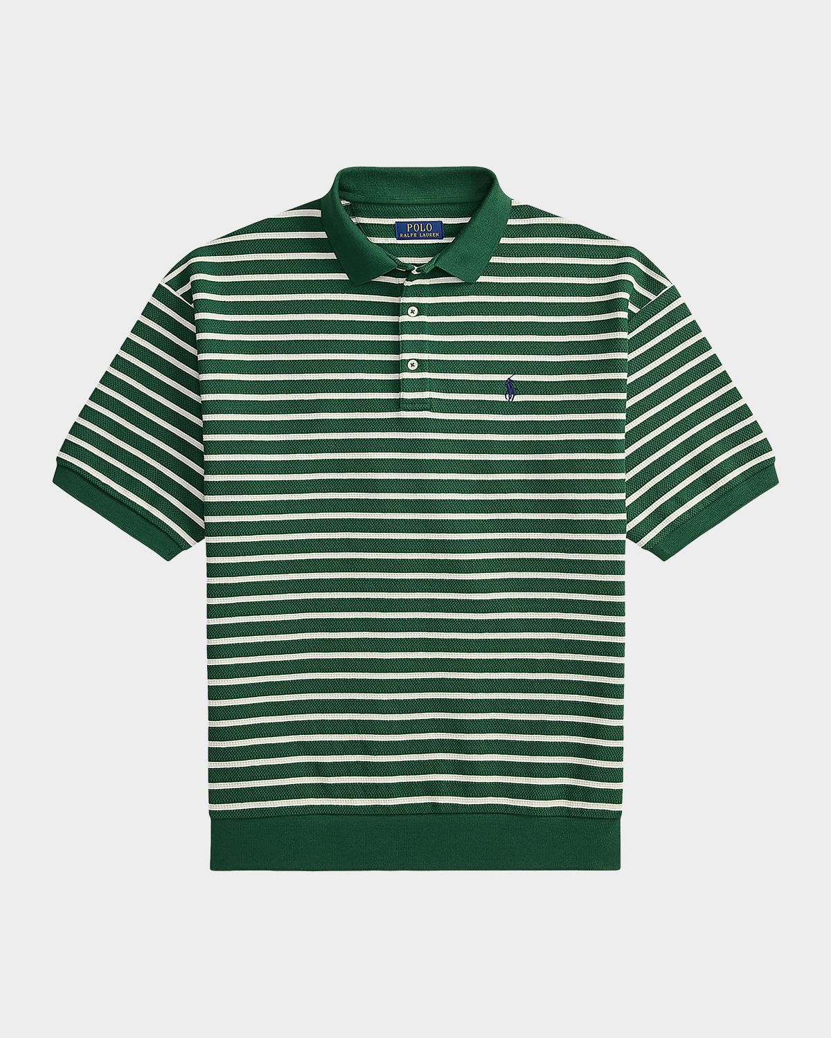 Polo Ralph Lauren Men 's Relaxed Fit Stripe Textured Polo Shirt