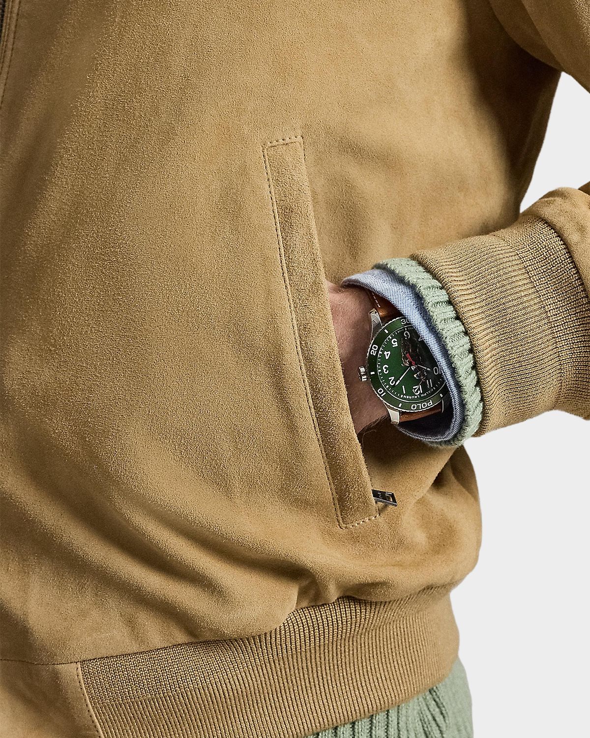 Polo Ralph Lauren Men 's The Charleton Suede Jacket | Thumbnail 6