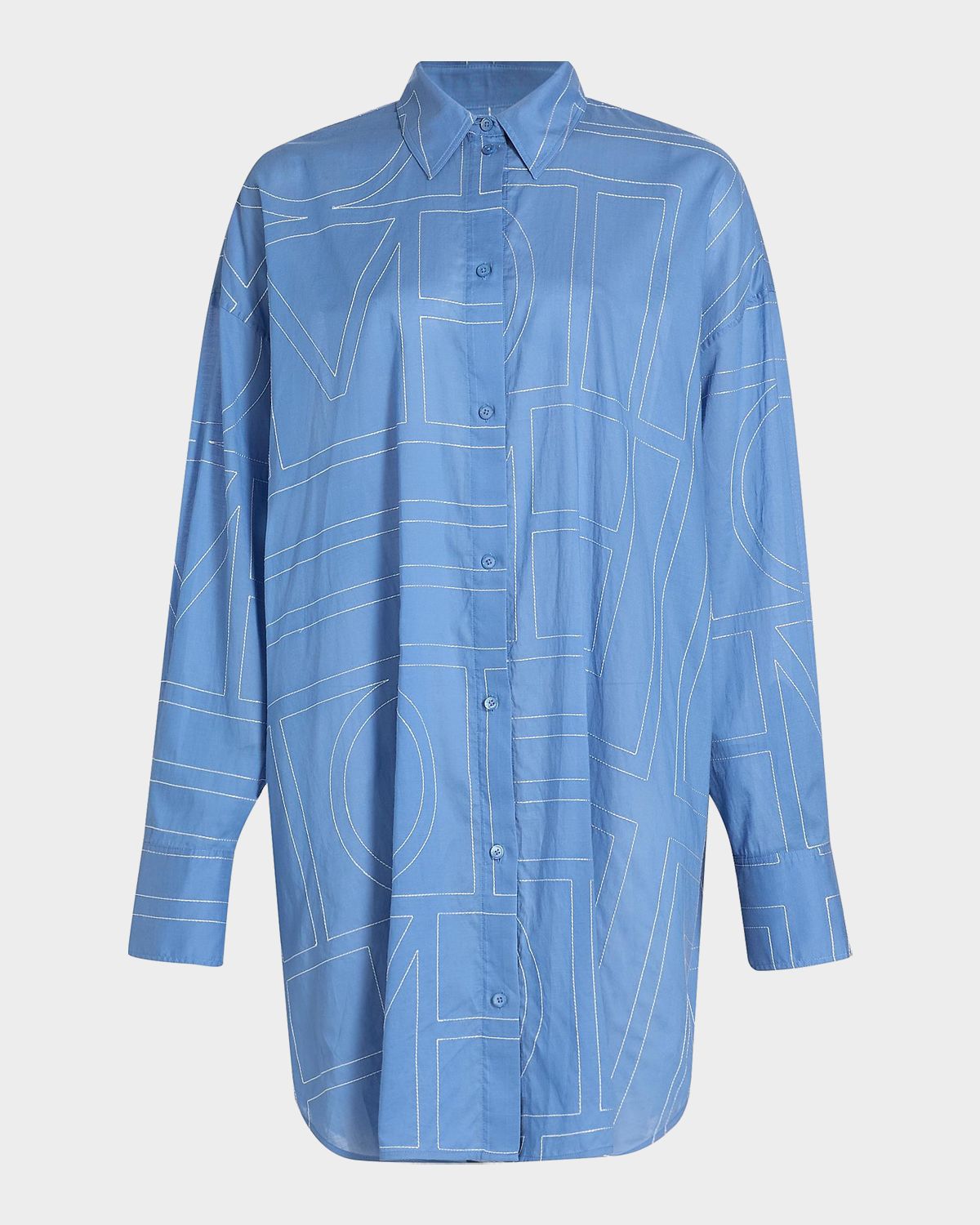 Toteme Monogram Long Summer Shirt