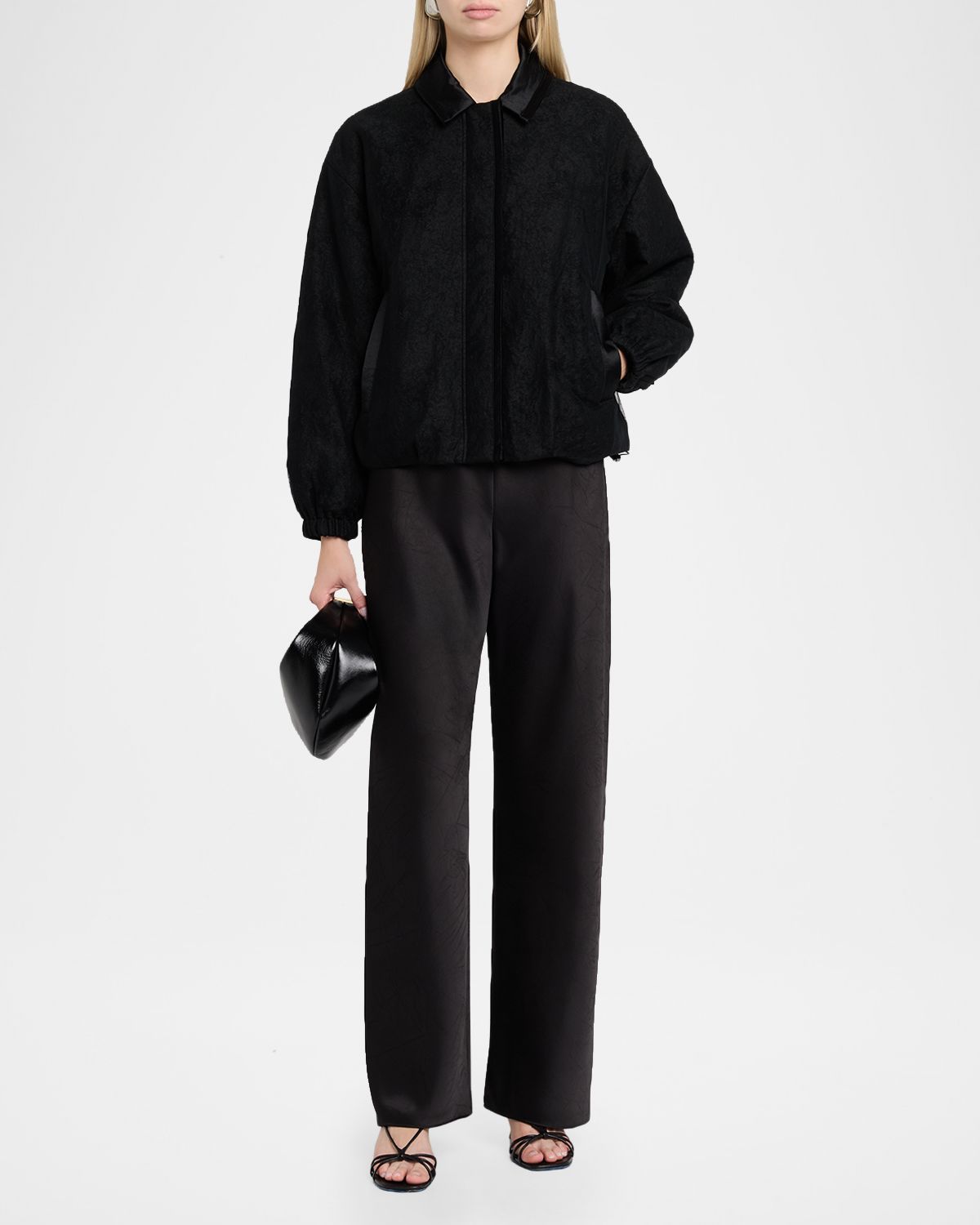 Jason Wu Collection Frayed Jacquard Jacket | Thumbnail 2 Jason Wu Collection Frayed Jacquard Jacket | Thumbnail 2