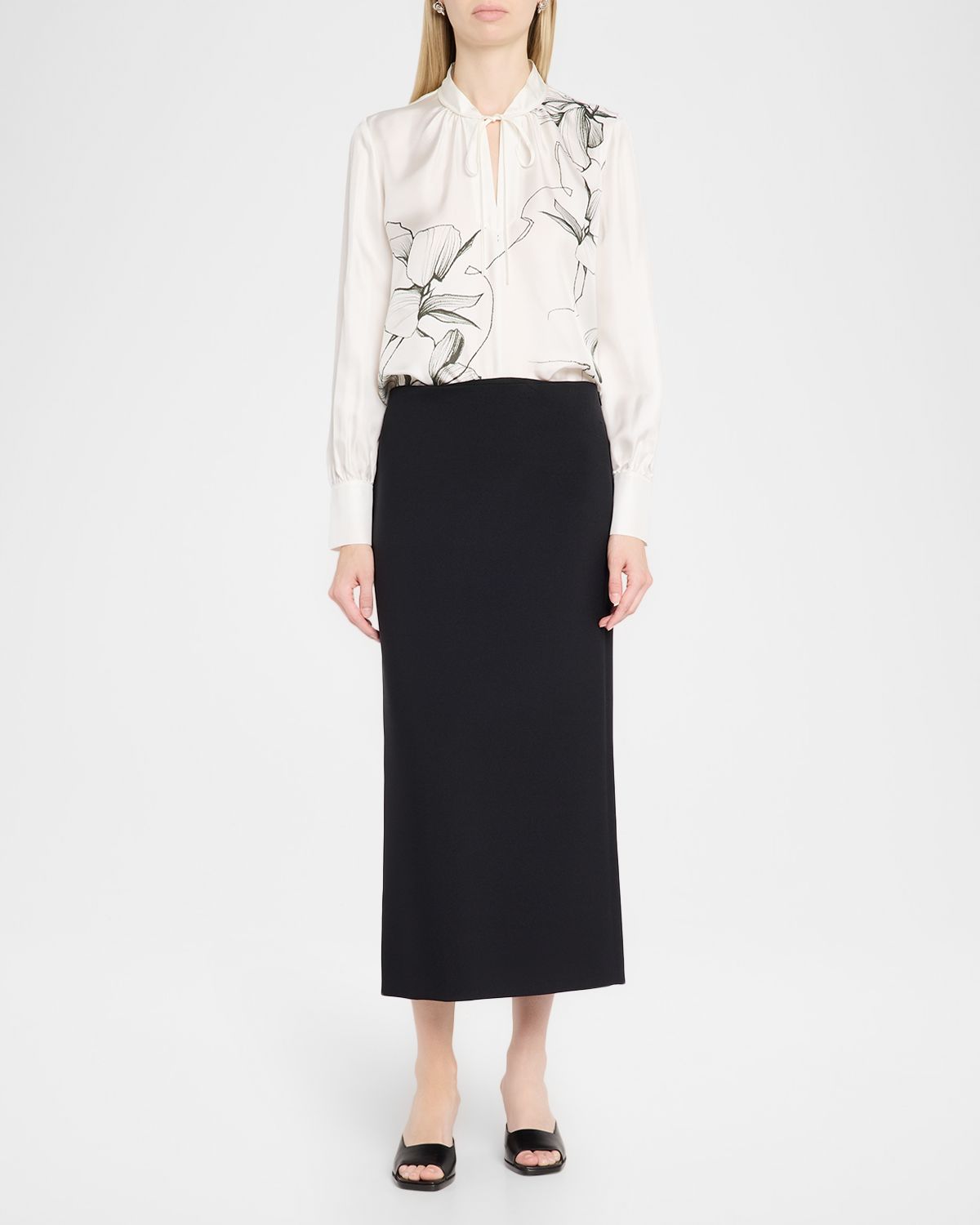 Jason Wu Collection Shadow Floral Silk Blouse | Thumbnail 2