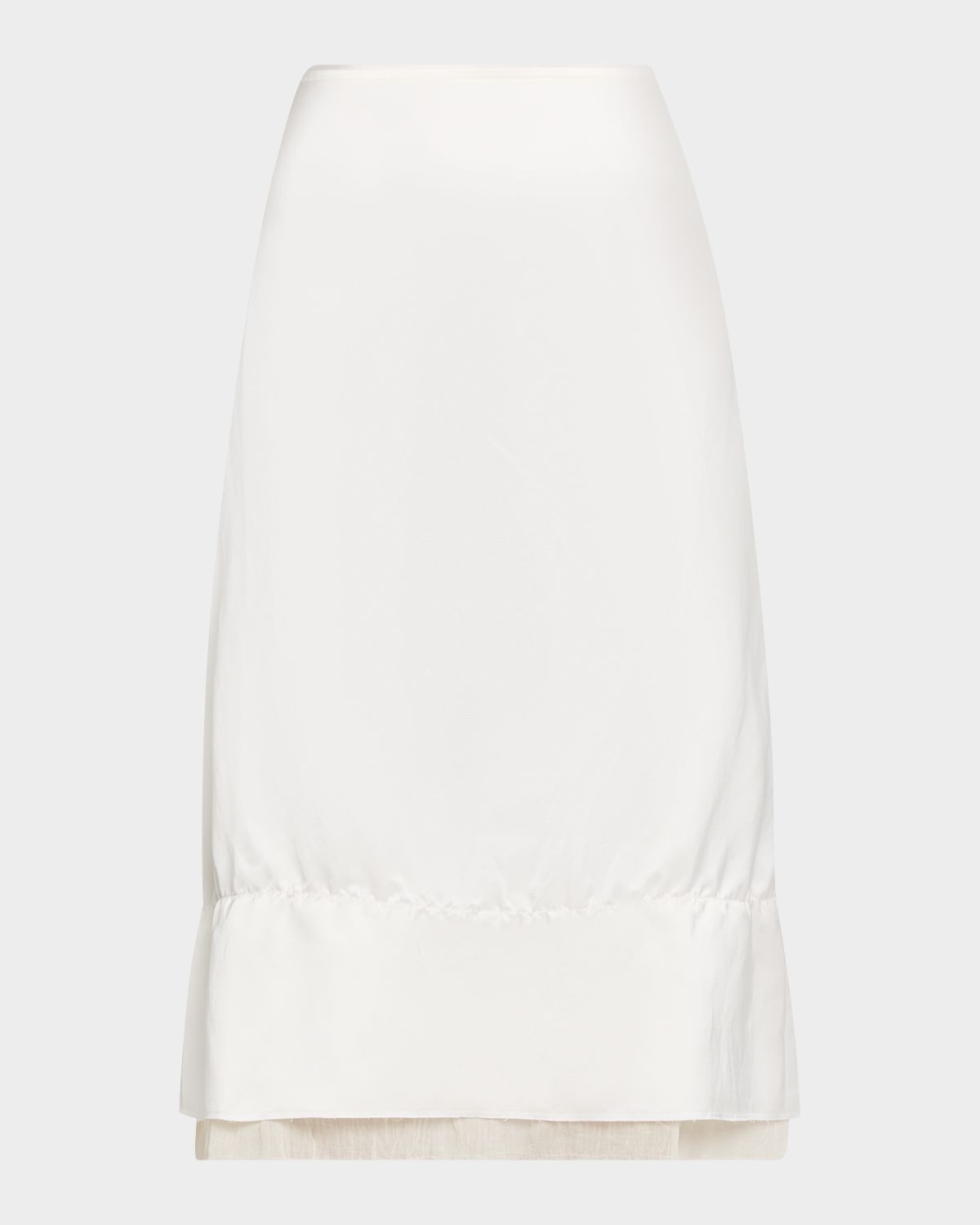 Toteme Layered Satin Skirt