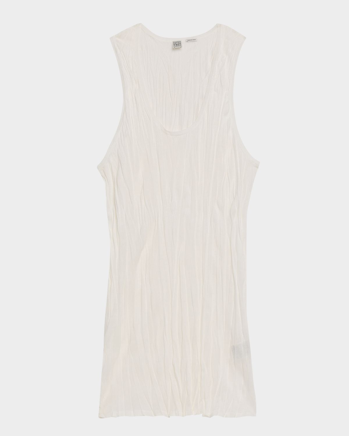 Toteme Crinkled Knit Tank Top