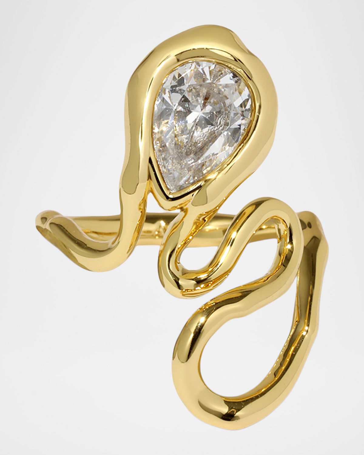 Alexis Bittar Asterales Floating Vine Ring, Size 7