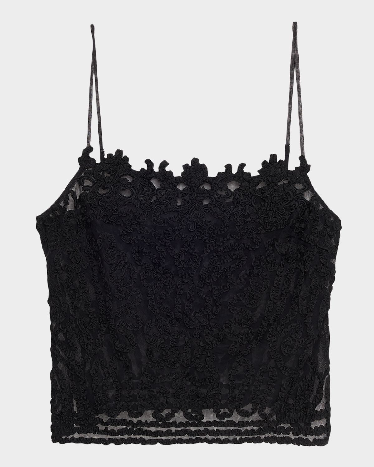 Kobi Halperin Giselle Square-Neck Ribbon Blouse