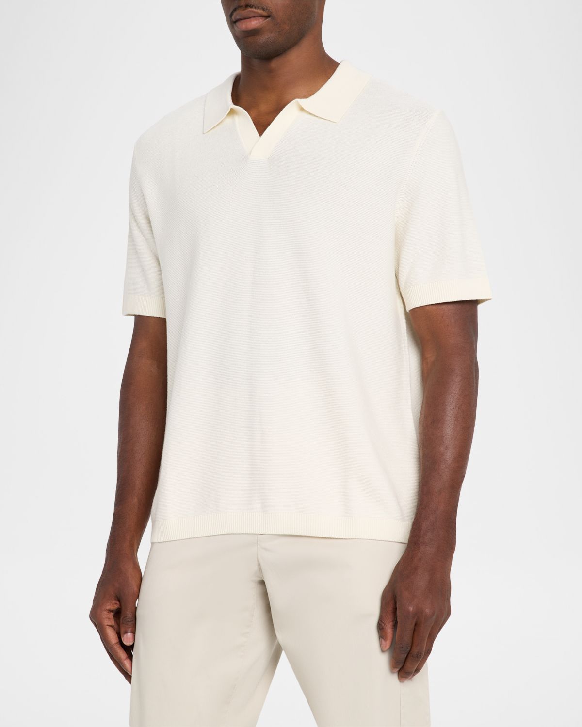 Rails Men 's Baker Cotton Knit Short-Sleeve Polo Sweater | Thumbnail 4 Rails Men 's Baker Cotton Knit Short-Sleeve Polo Sweater | Thumbnail 4