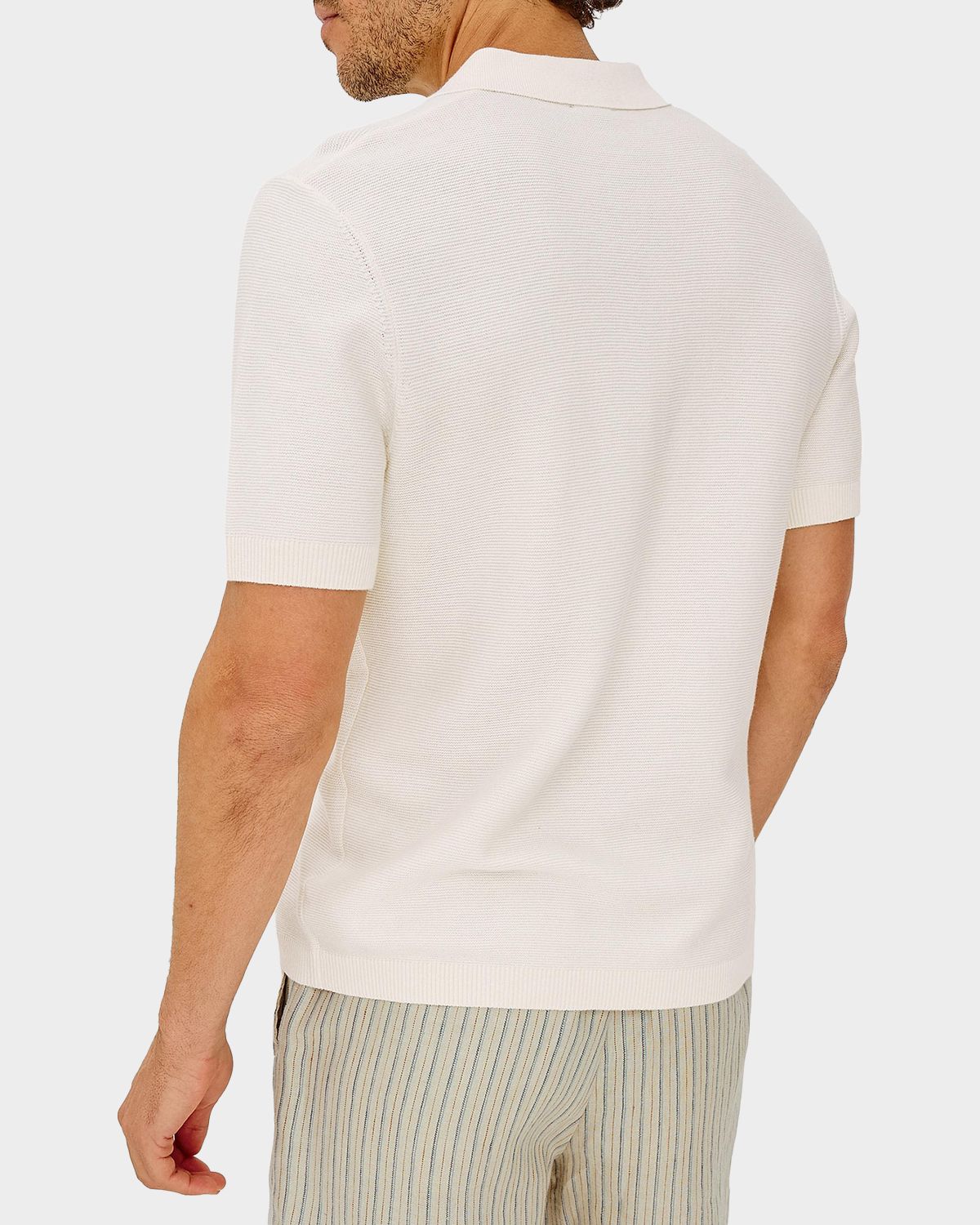 Rails Men 's Baker Cotton Knit Short-Sleeve Polo Sweater | Thumbnail 6 Rails Men 's Baker Cotton Knit Short-Sleeve Polo Sweater | Thumbnail 6
