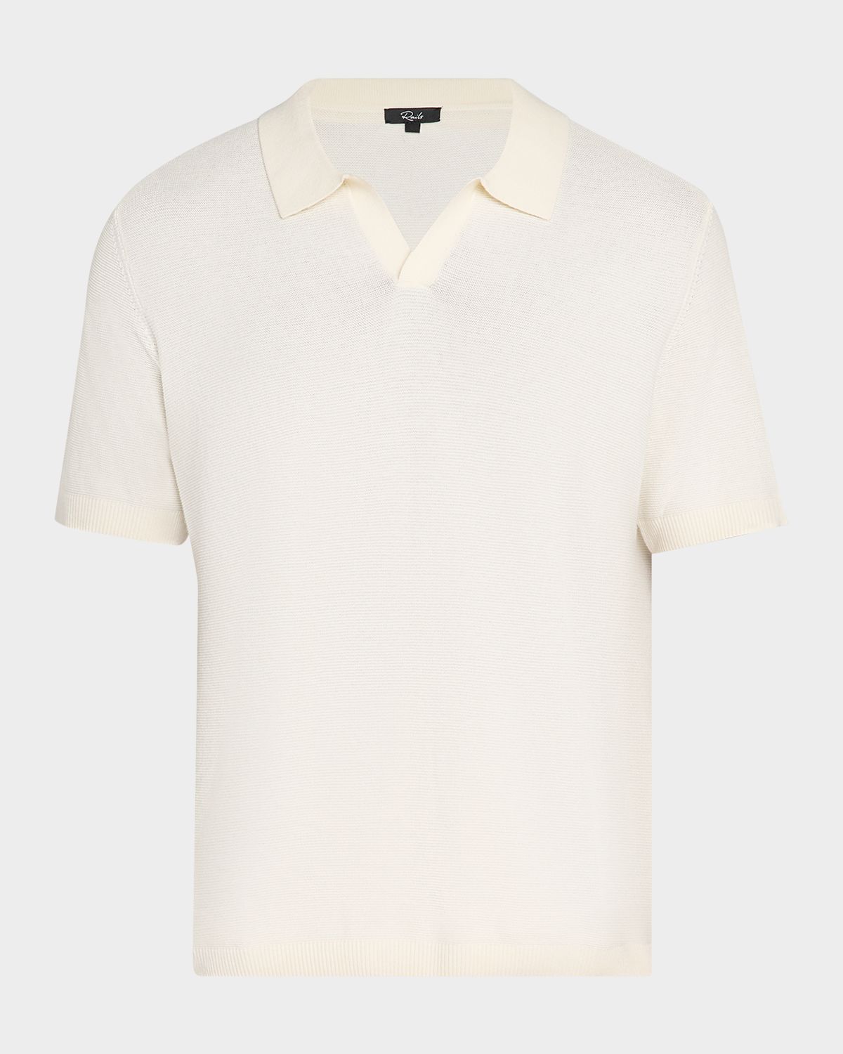 Rails Men 's Baker Cotton Knit Short-Sleeve Polo Sweater