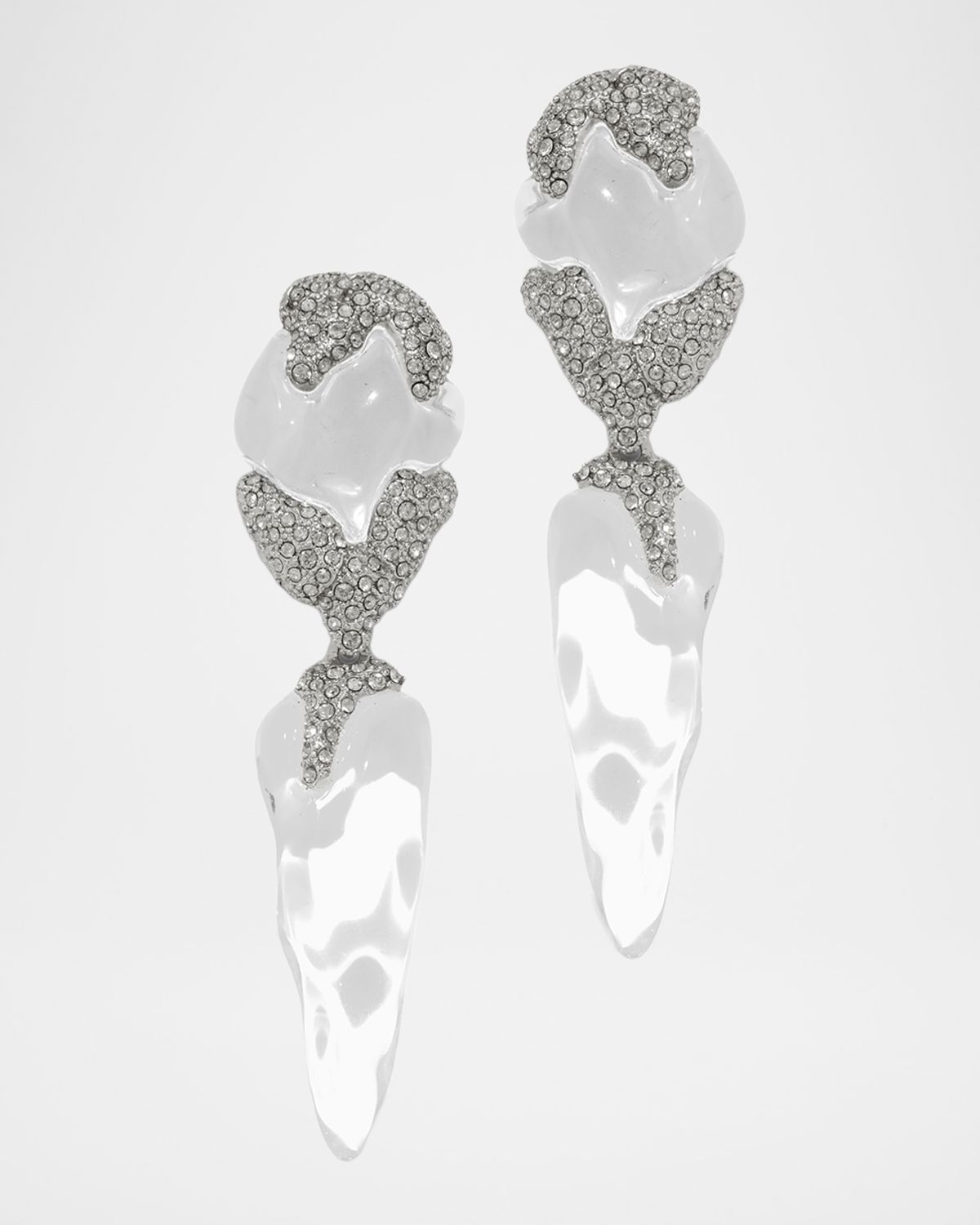 Alexis Bittar Silverlake Lucite Post Drop Earrings