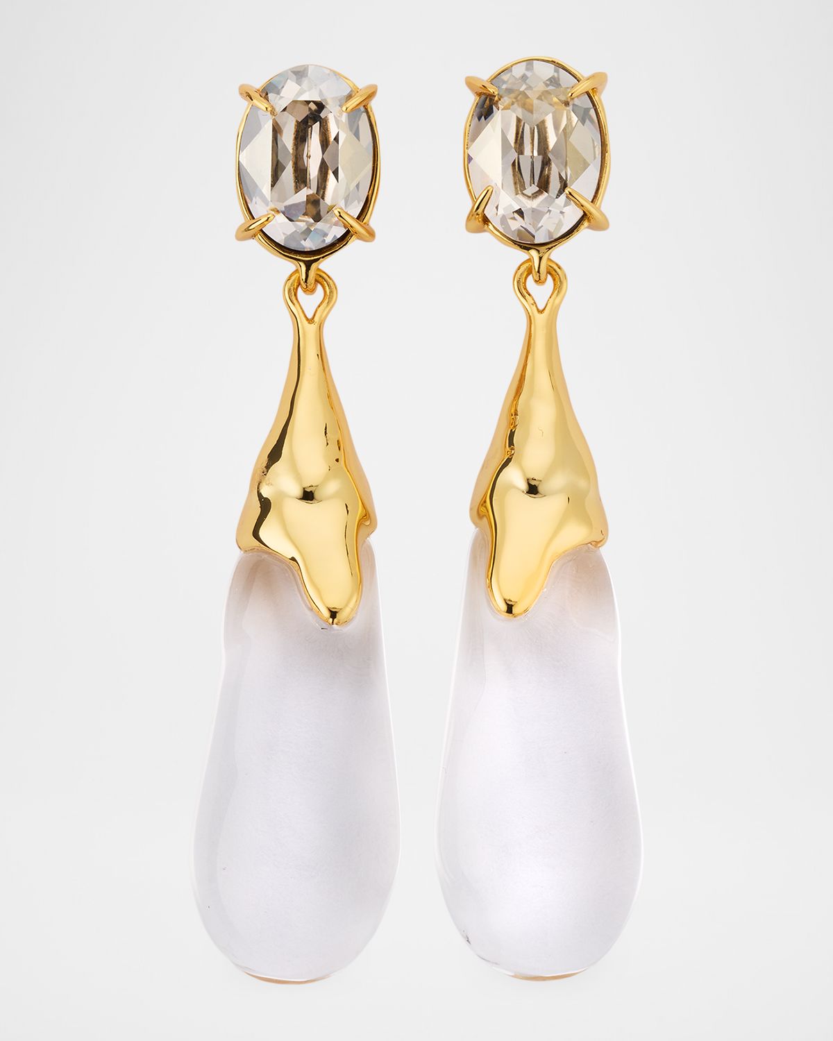 Alexis Bittar Bonbon Crystal Small Teardrop Earrings