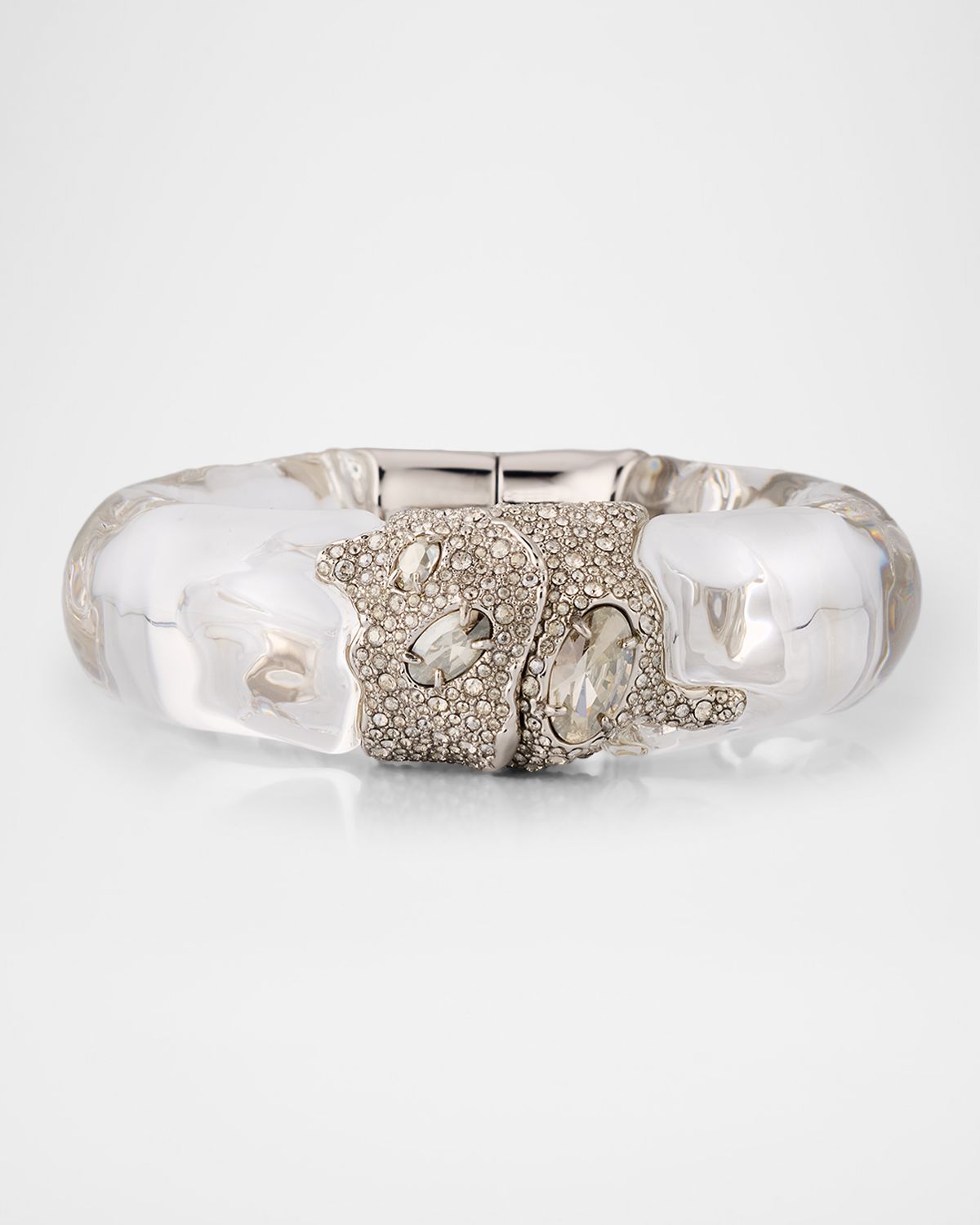 Alexis Bittar Silverlake Lucite Hinge Bracelet