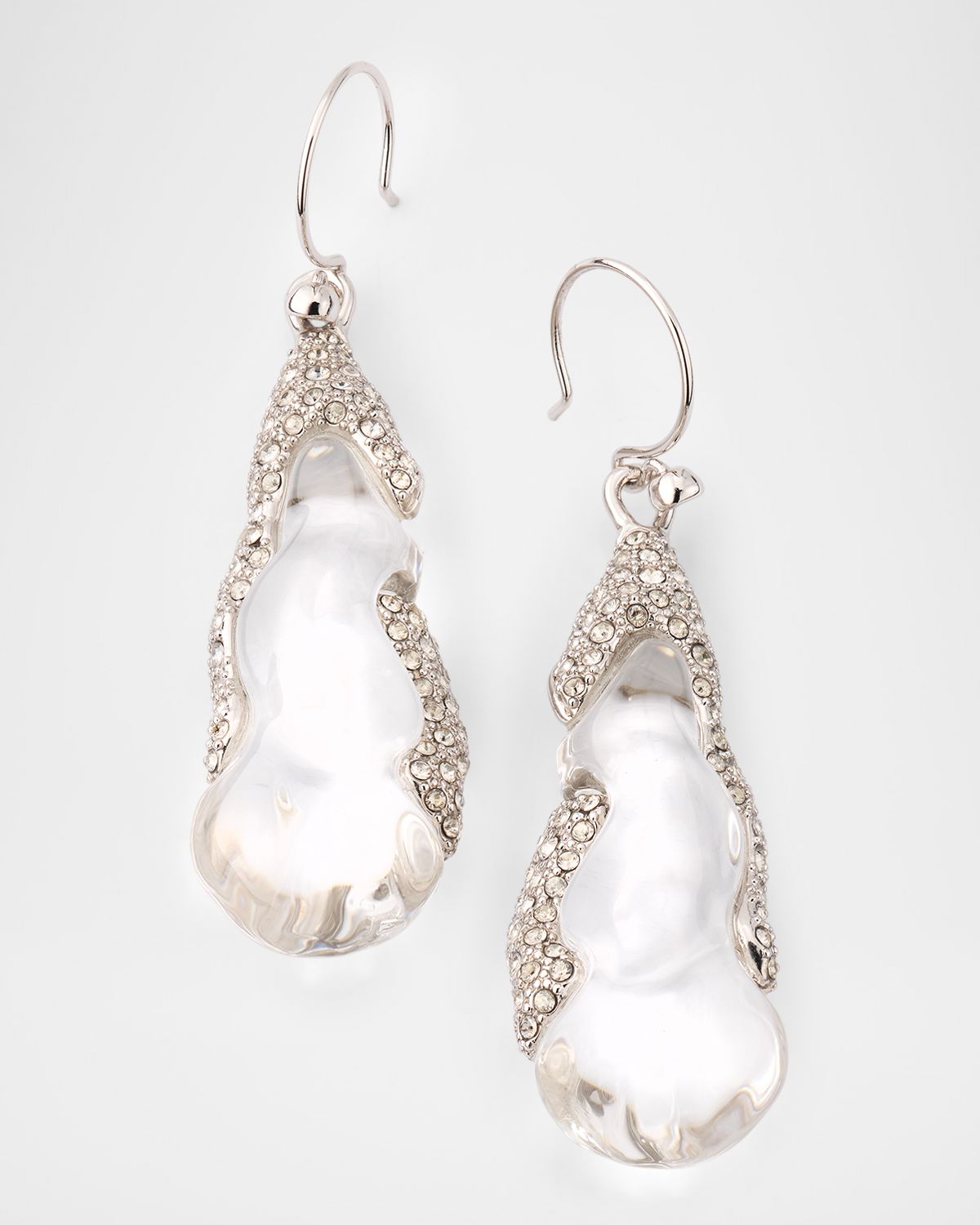 Alexis Bittar Silverlake Lucite Wire Earrings