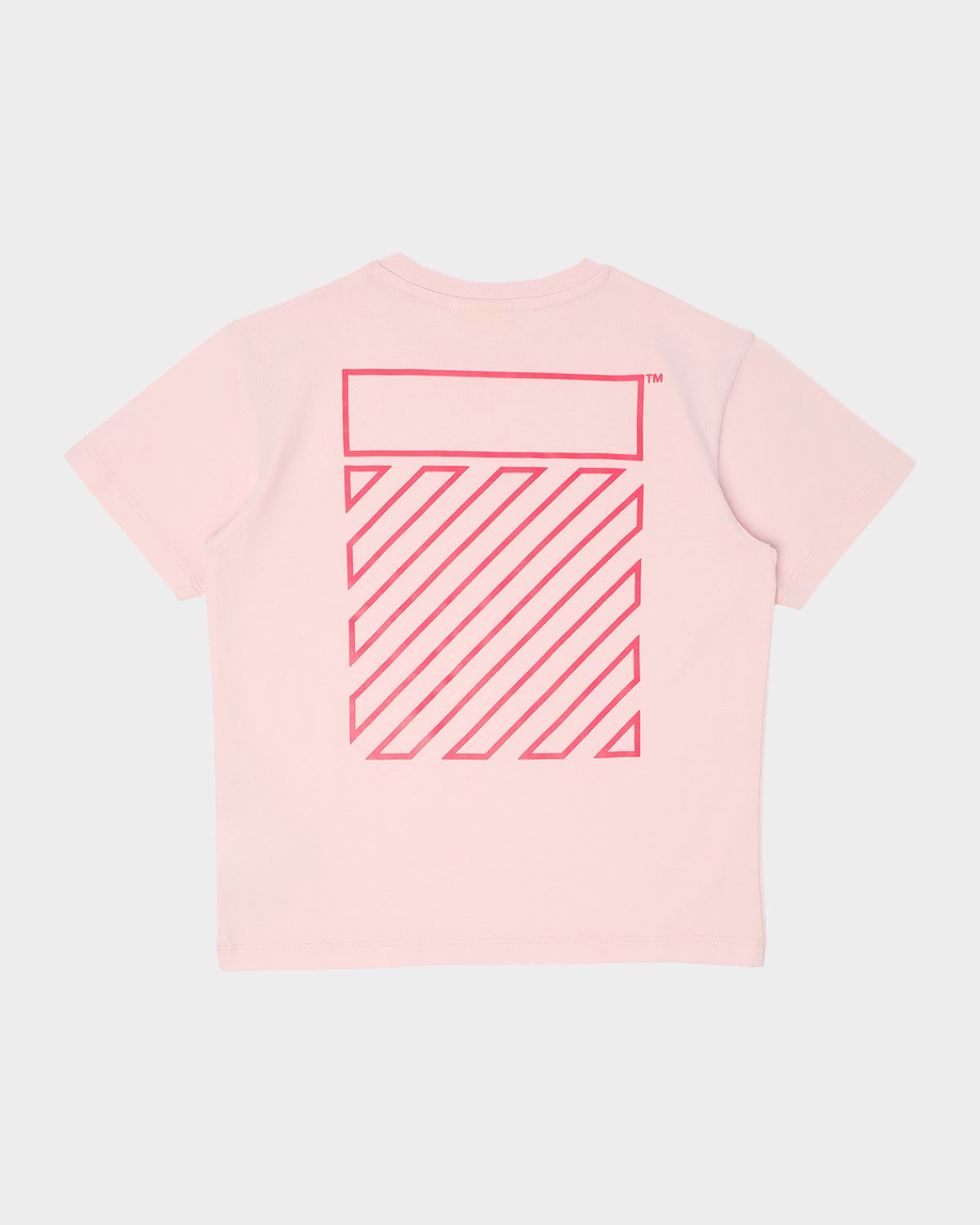 Off-White Girl 's Off Diag T-Shirt, Size 4-12