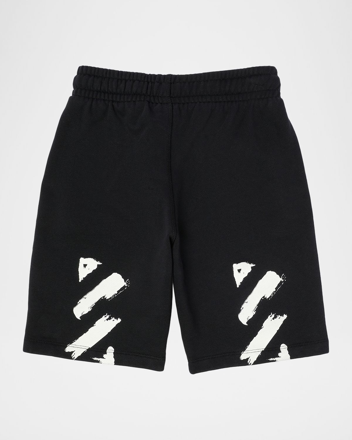 Off-White Boy 's Diagonal Paint Sweatshorts, Size 4-12