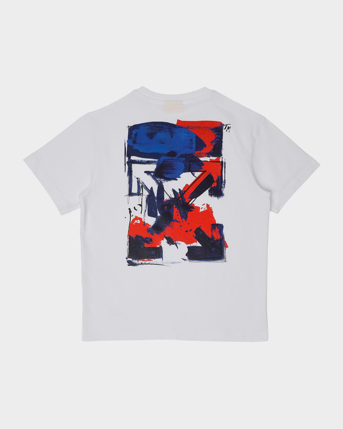 Off-White Boy 's Arrow Acrylic Logo T-Shirt, Size 4-12