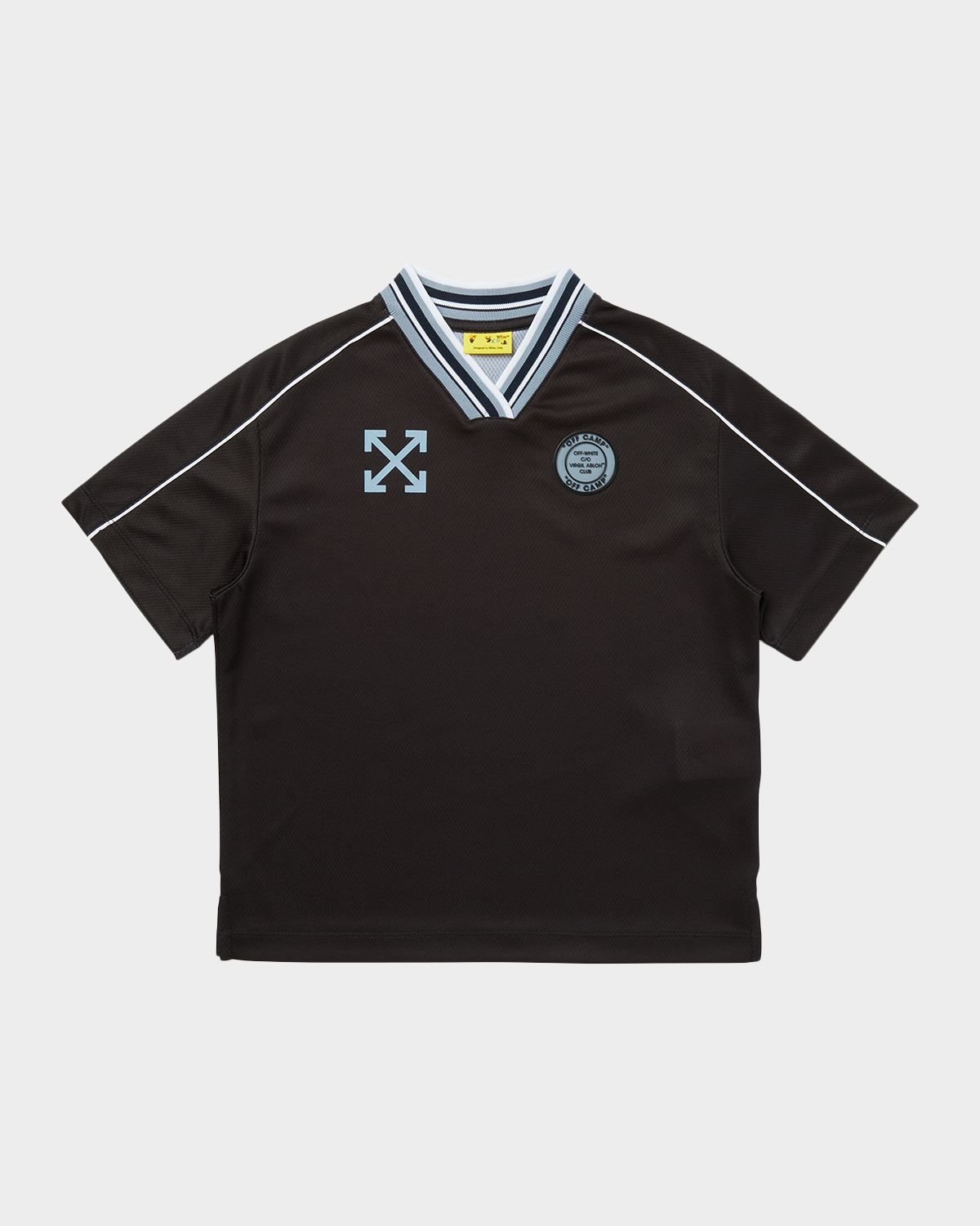 Off-White Boy 's Soccer Track Tee, Size 4-12