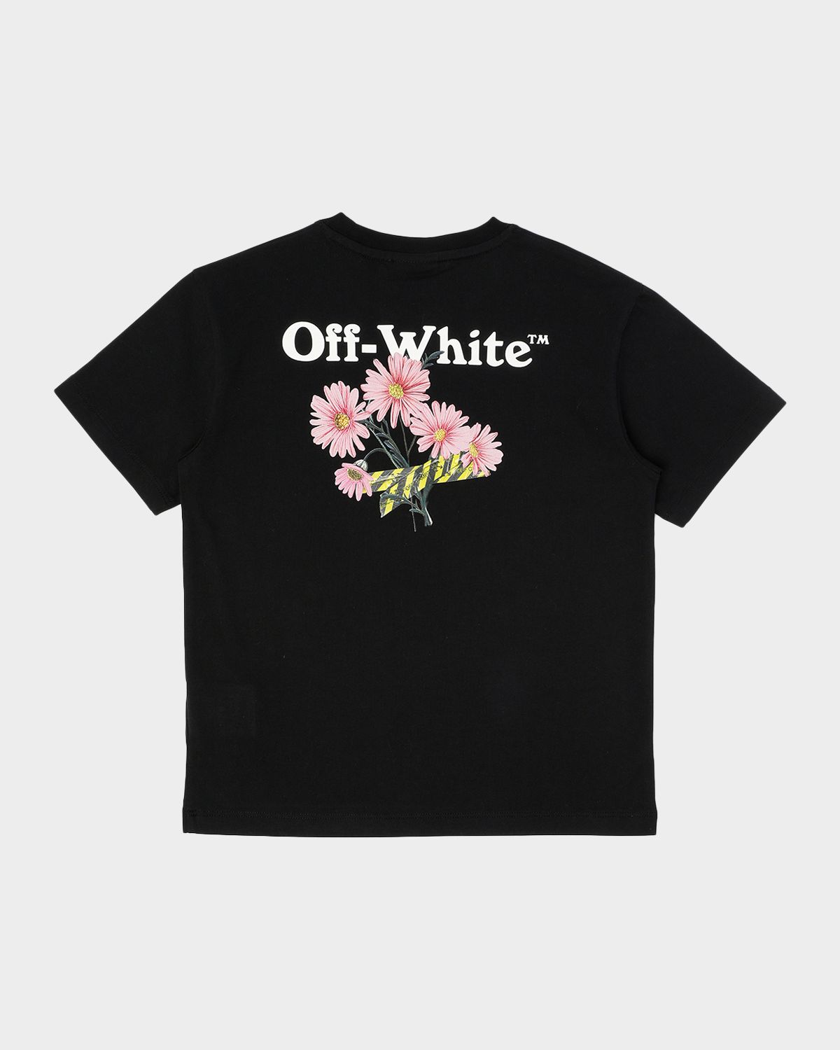 Off-White Girl 's Daisy Tape Tee, Size