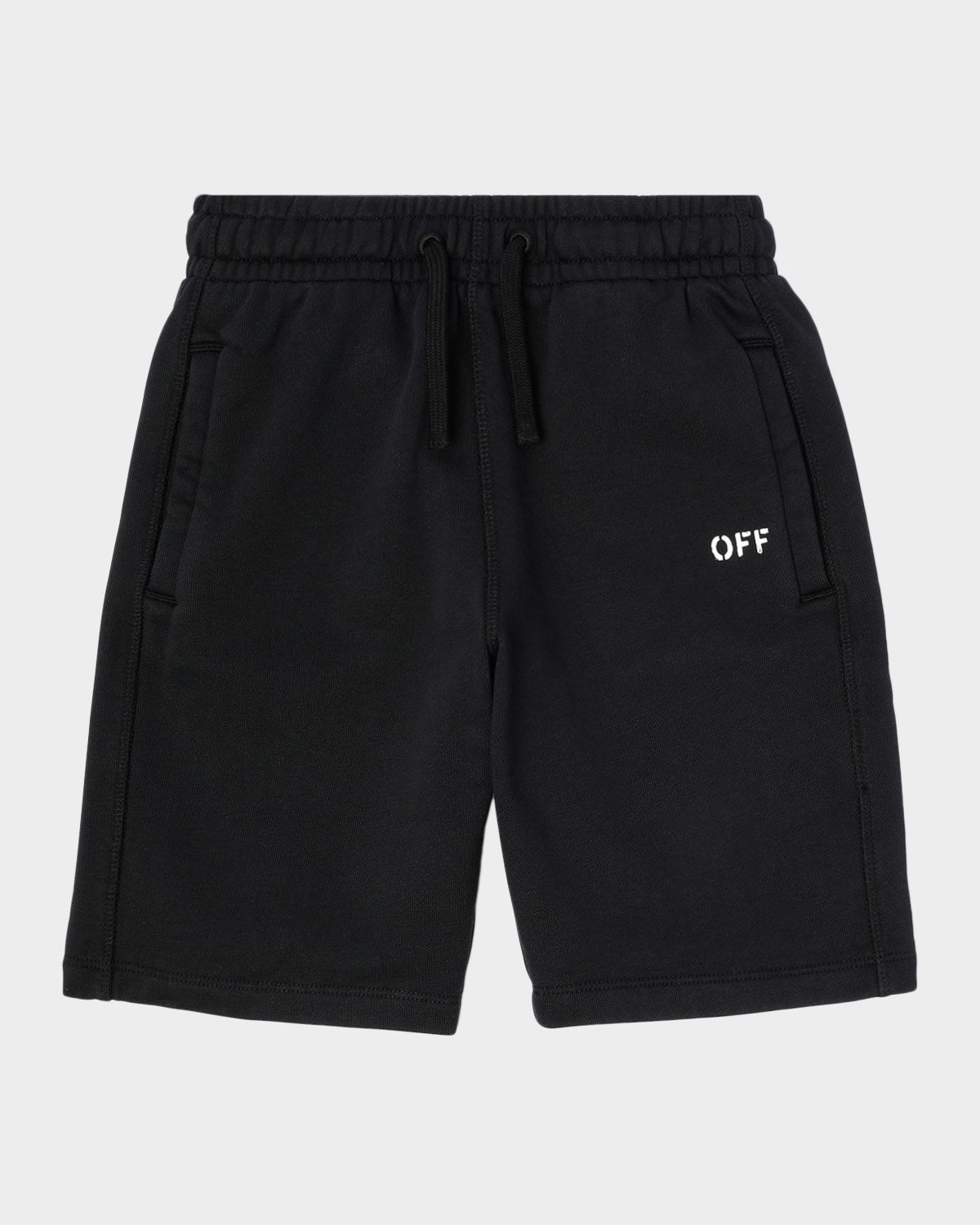 Off-White Boy 's Diagonal Paint Sweatshorts, Size