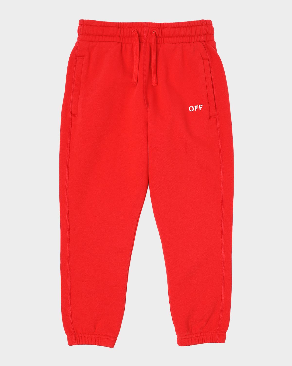 Off-White Boy 's Diagonal Paint Sweatpants, Size 4-
