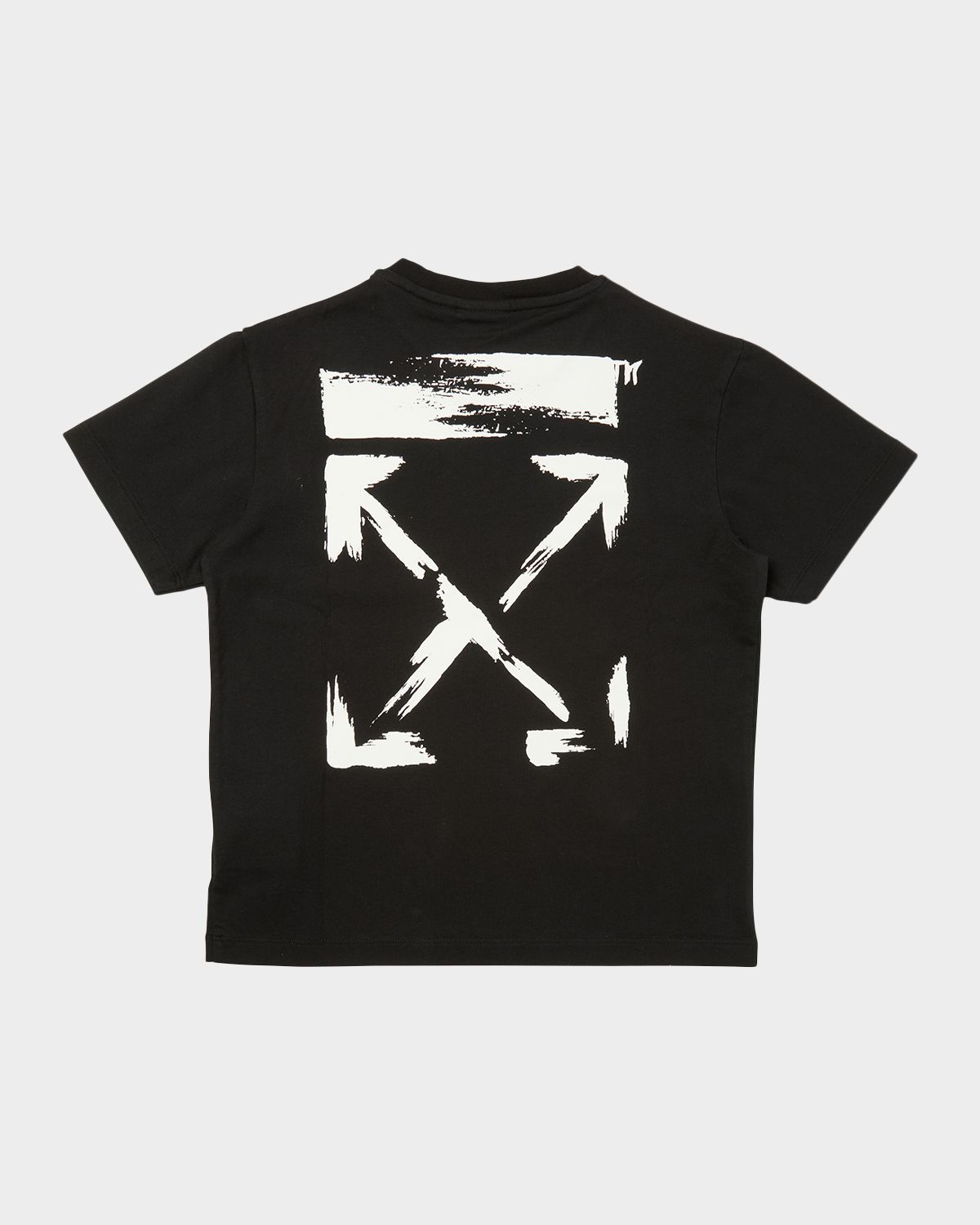 Off-White Boy 's Arrow Paint Logo T-Shirt, Size 4-12