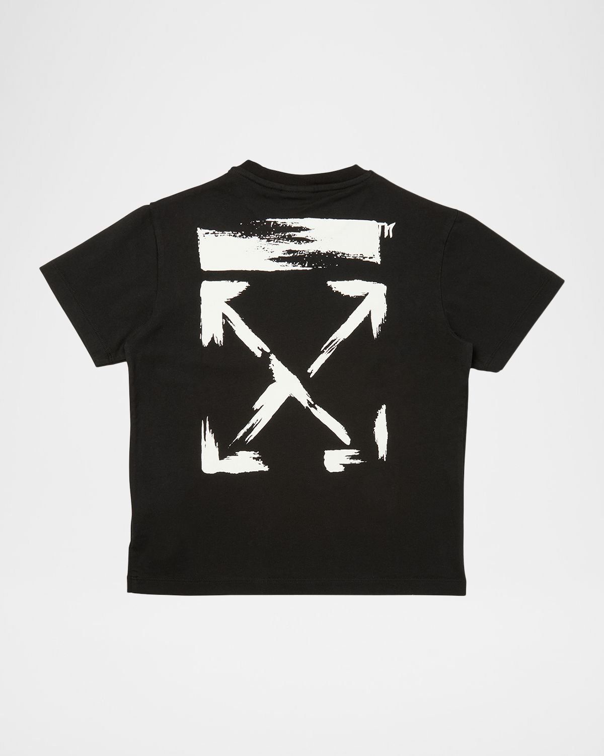 Off-White Boy 's Arrow Paint Logo T-Shirt, Size