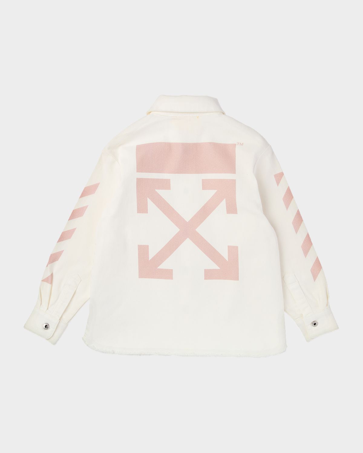 Off-White Girl 's Classic Arrow Shirt, Size 4-12