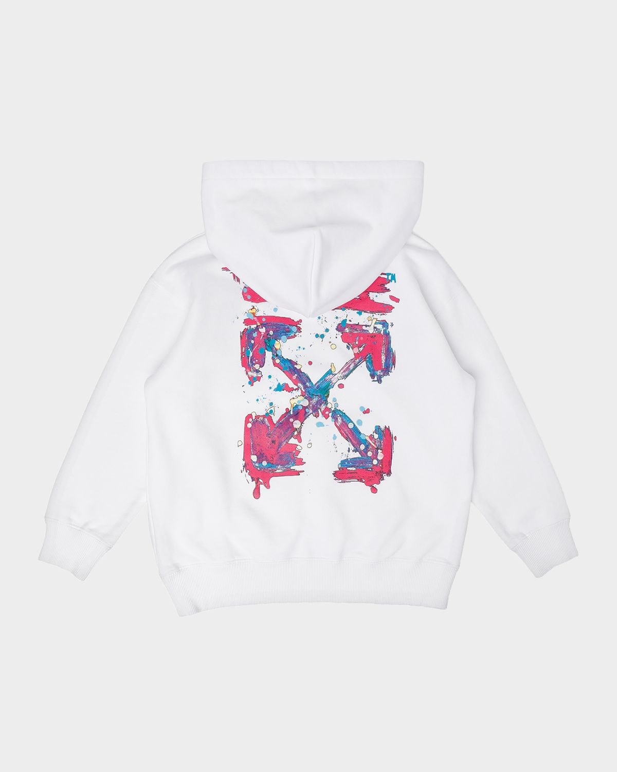 Off-White Girl 's Arrow Splat Logo Hoodie, Size
