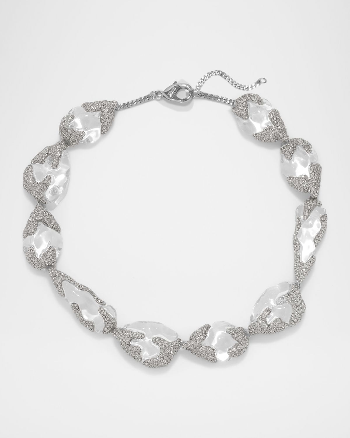 Alexis Bittar Silverlake Lucite Riviera Necklace