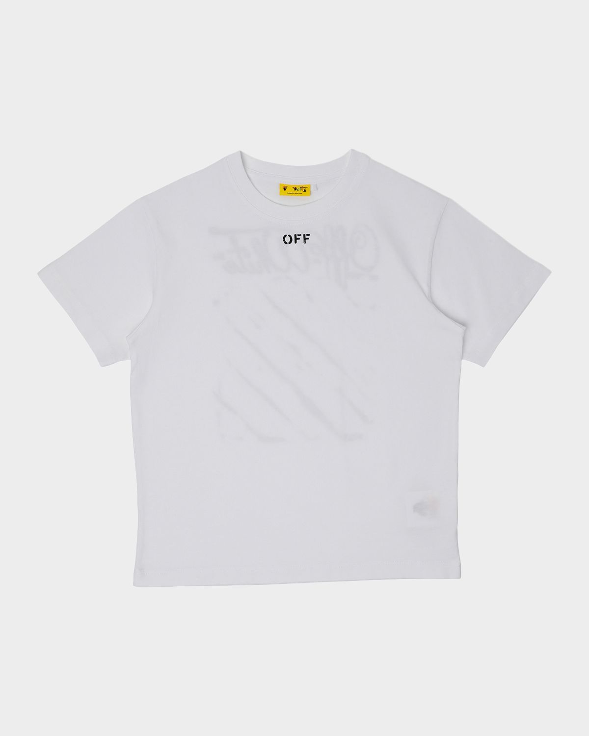 Off-White Girl 's Diag Watercolor T-Shirt, Size