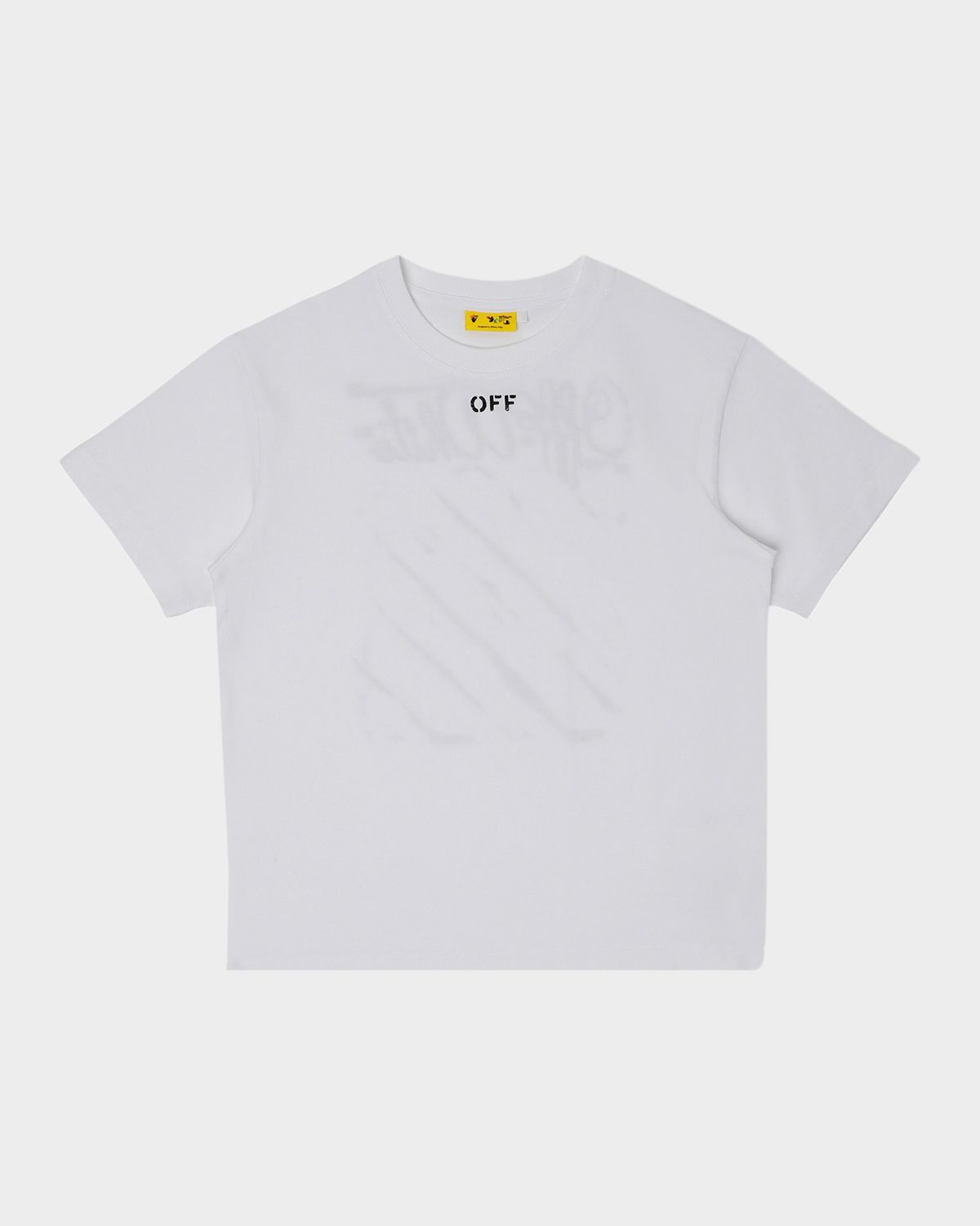 Off-White Girl 's Diag Watercolor T-Shirt, Size 6-12