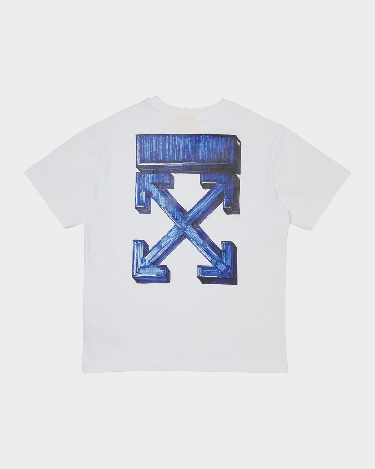 Off-White Boy 's Arrow Sketch Logo T-Shirt, Size