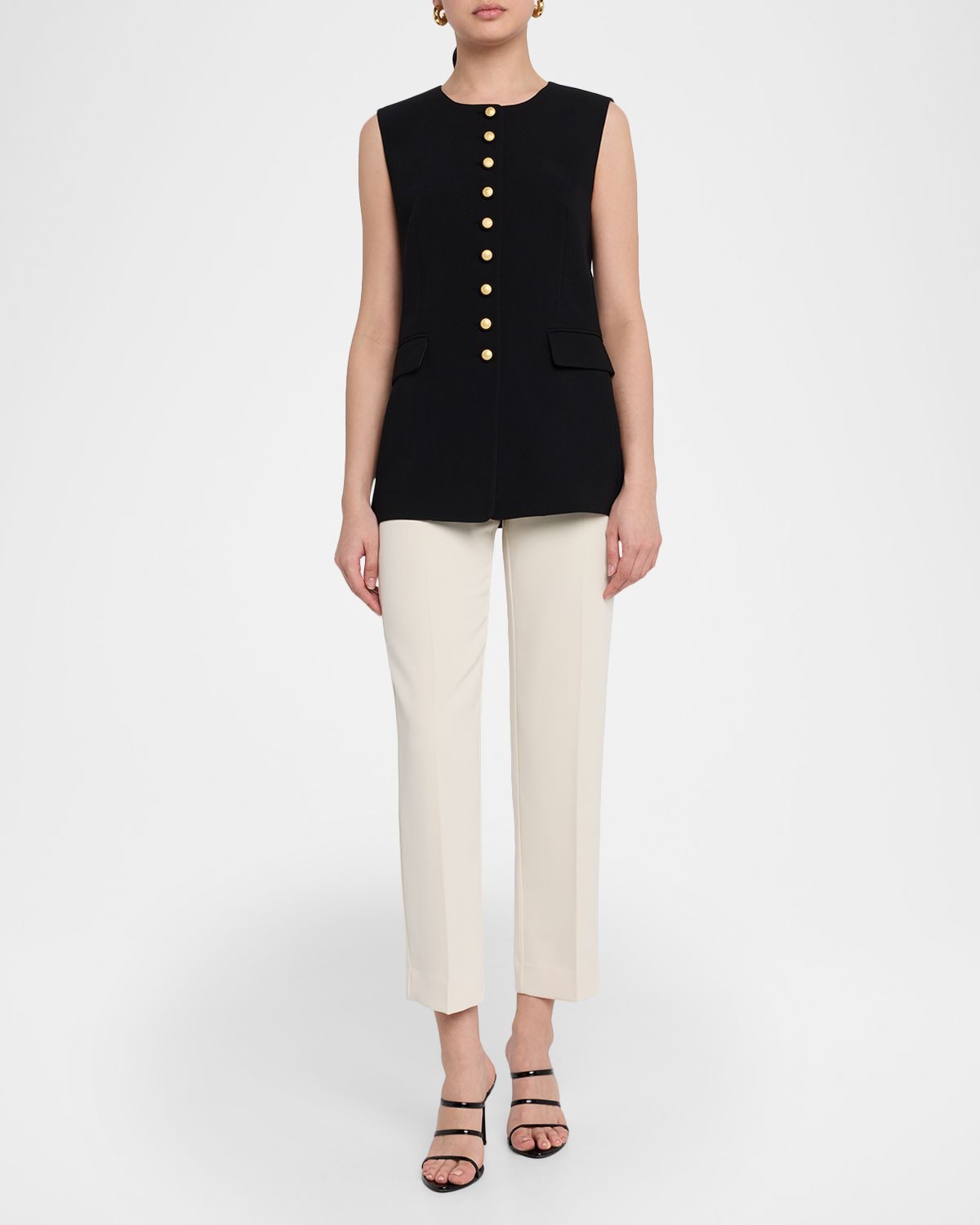 Kobi Halperin Kim Slim Button-Down Vest