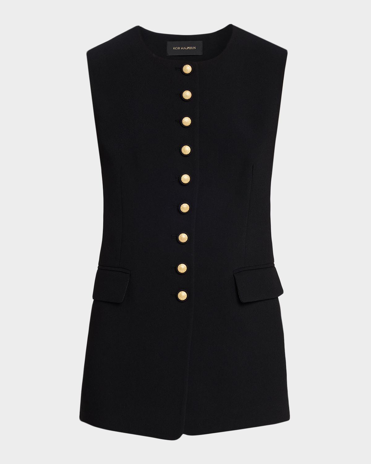 Kobi Halperin Kim Slim Button-Down Vest