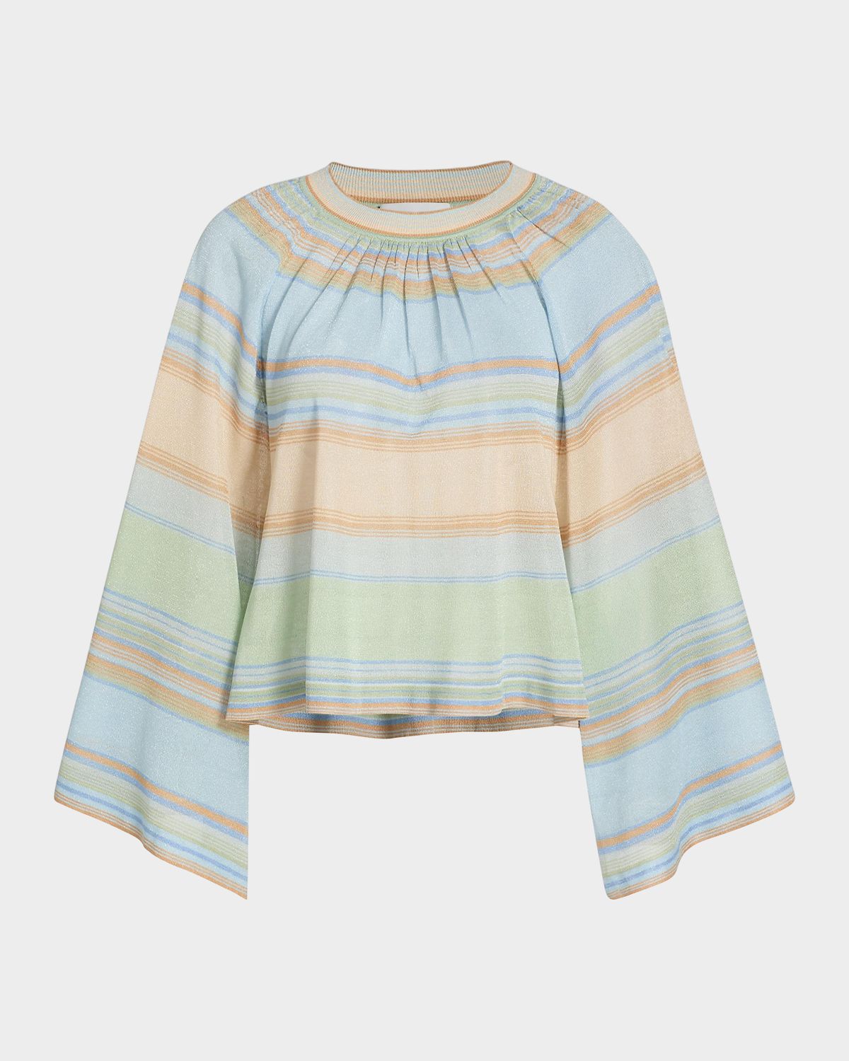 Zimmermann Indra Stripe Bell-Sleeve Top | Thumbnail 8 Zimmermann Indra Stripe Bell-Sleeve Top | Thumbnail 8