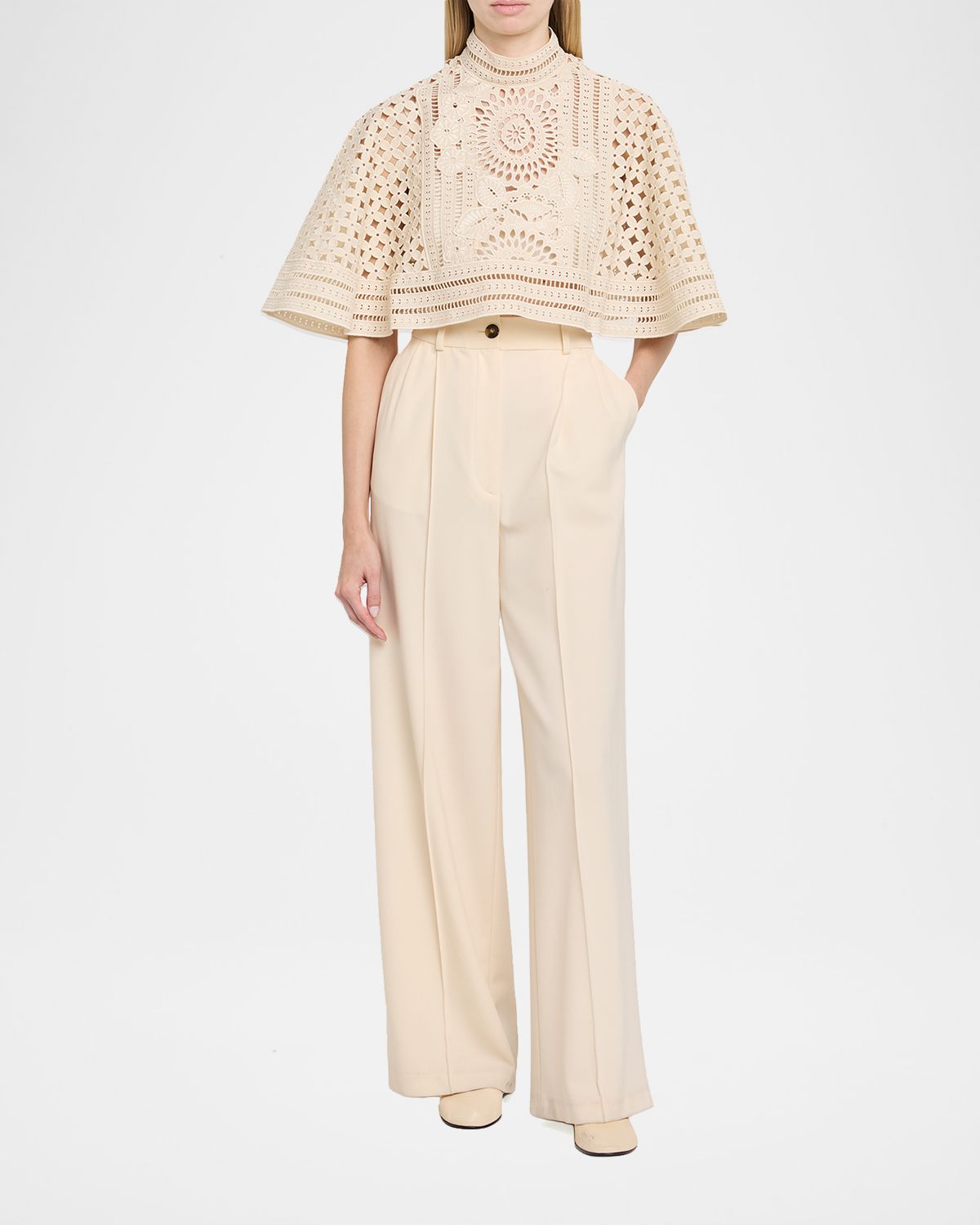 Zimmermann Indra Embroidered Cape | Thumbnail 5 Zimmermann Indra Embroidered Cape | Thumbnail 5
